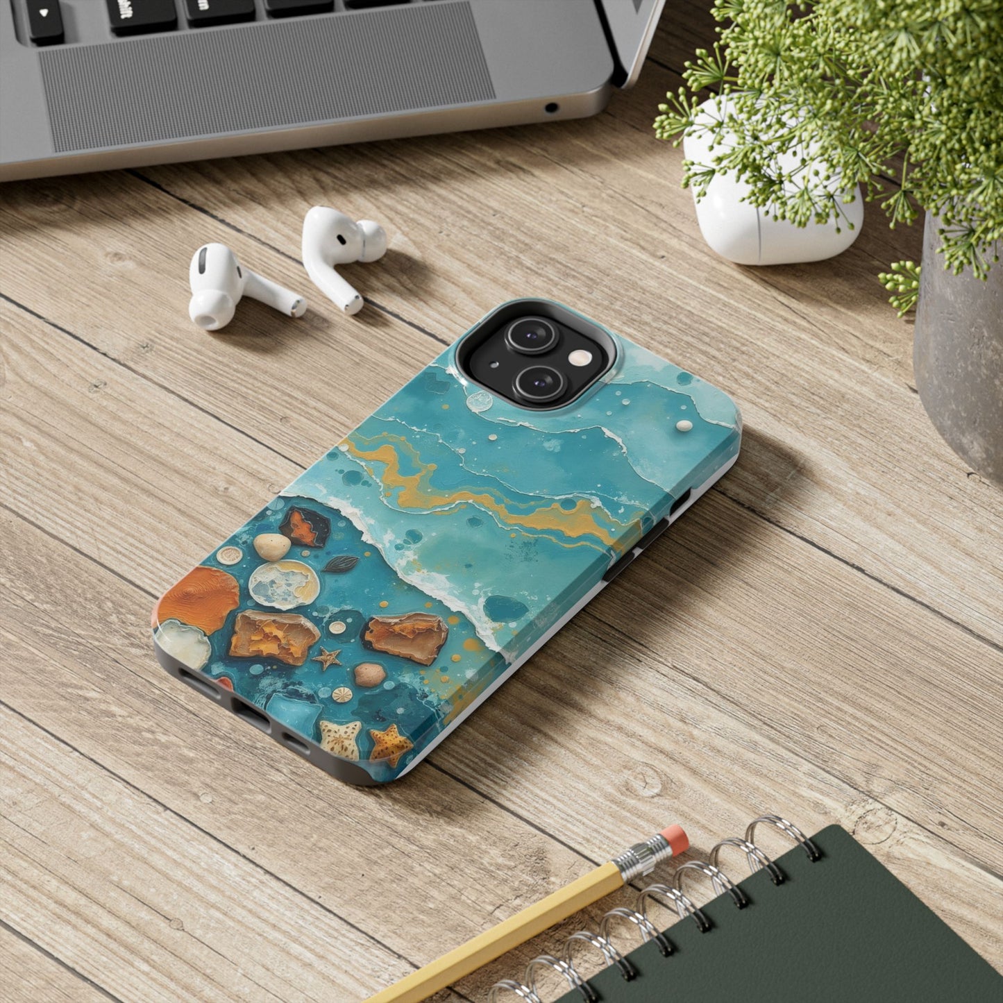 Ocean-Inspired Tough Phone Cases - Coastal Beach Vibe, Easy Accessory for Beach Lovers
