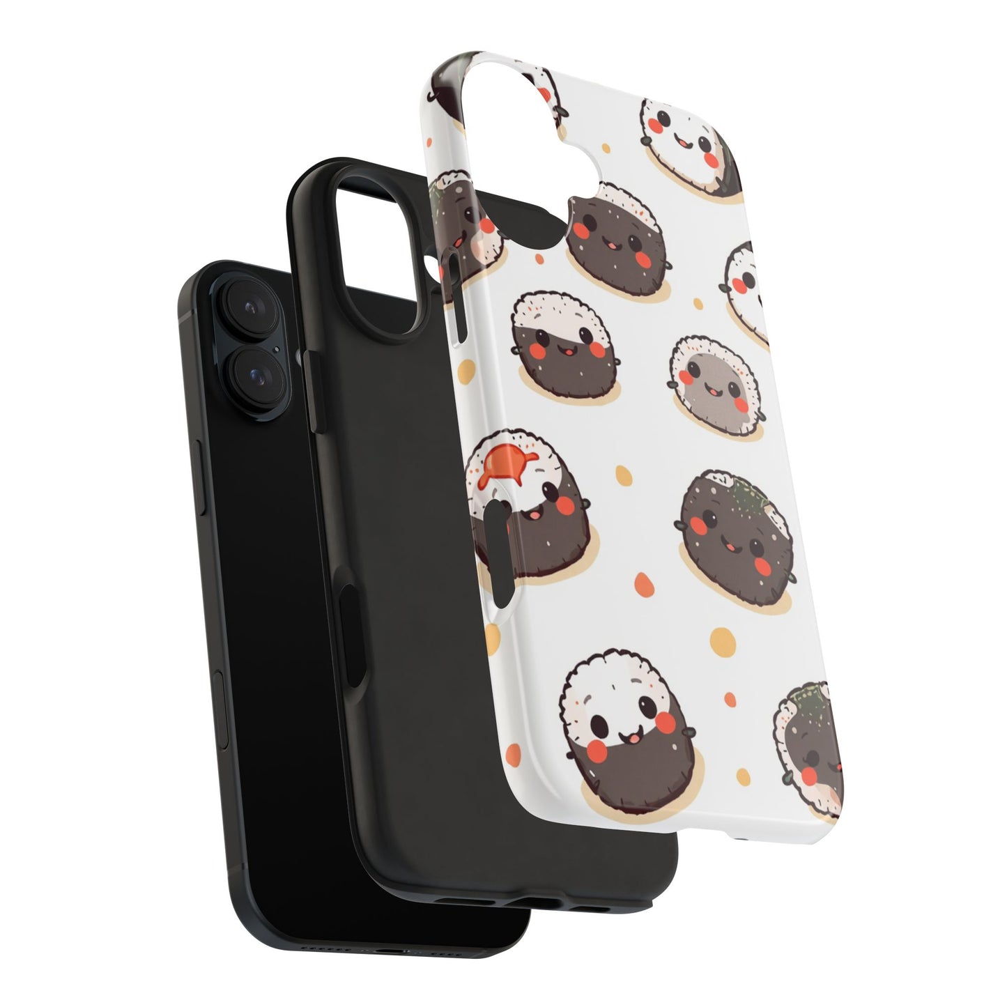 Cute Sushi Tough Phone Case - Kawaii Design for Food Lovers