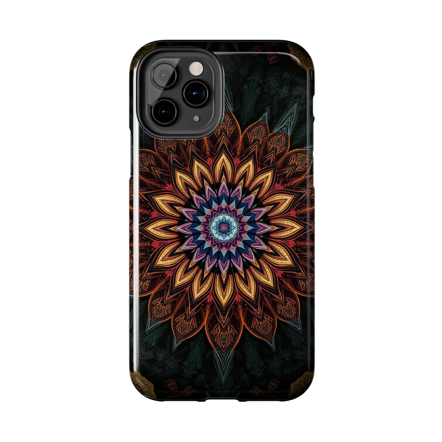Mystic Mandala Tough Phone Case - Durable Protection with Artistic Design - for iPhone