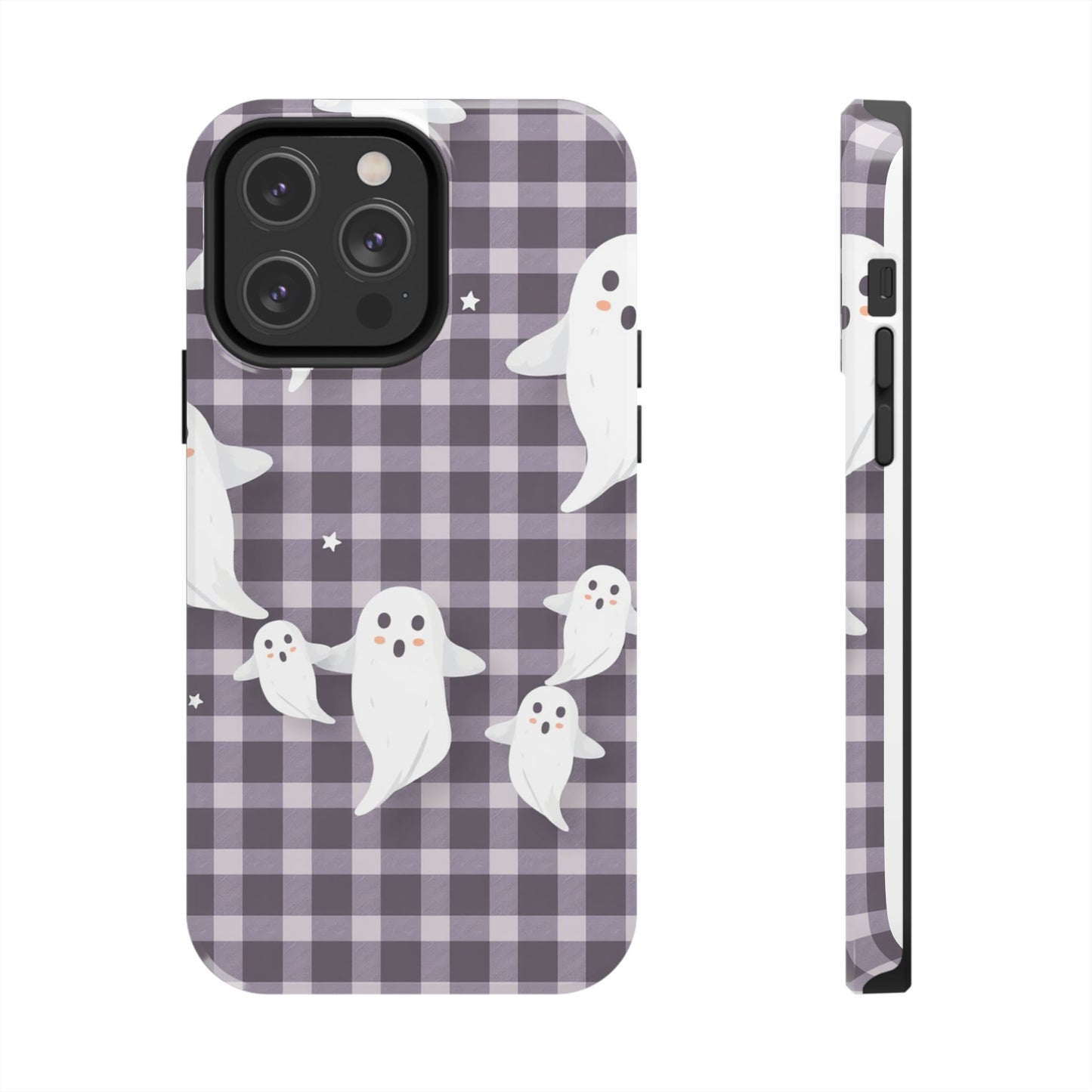 Cute Ghosts Tough Phone Case - Whimsical Halloween Design for Spooky Vibes
