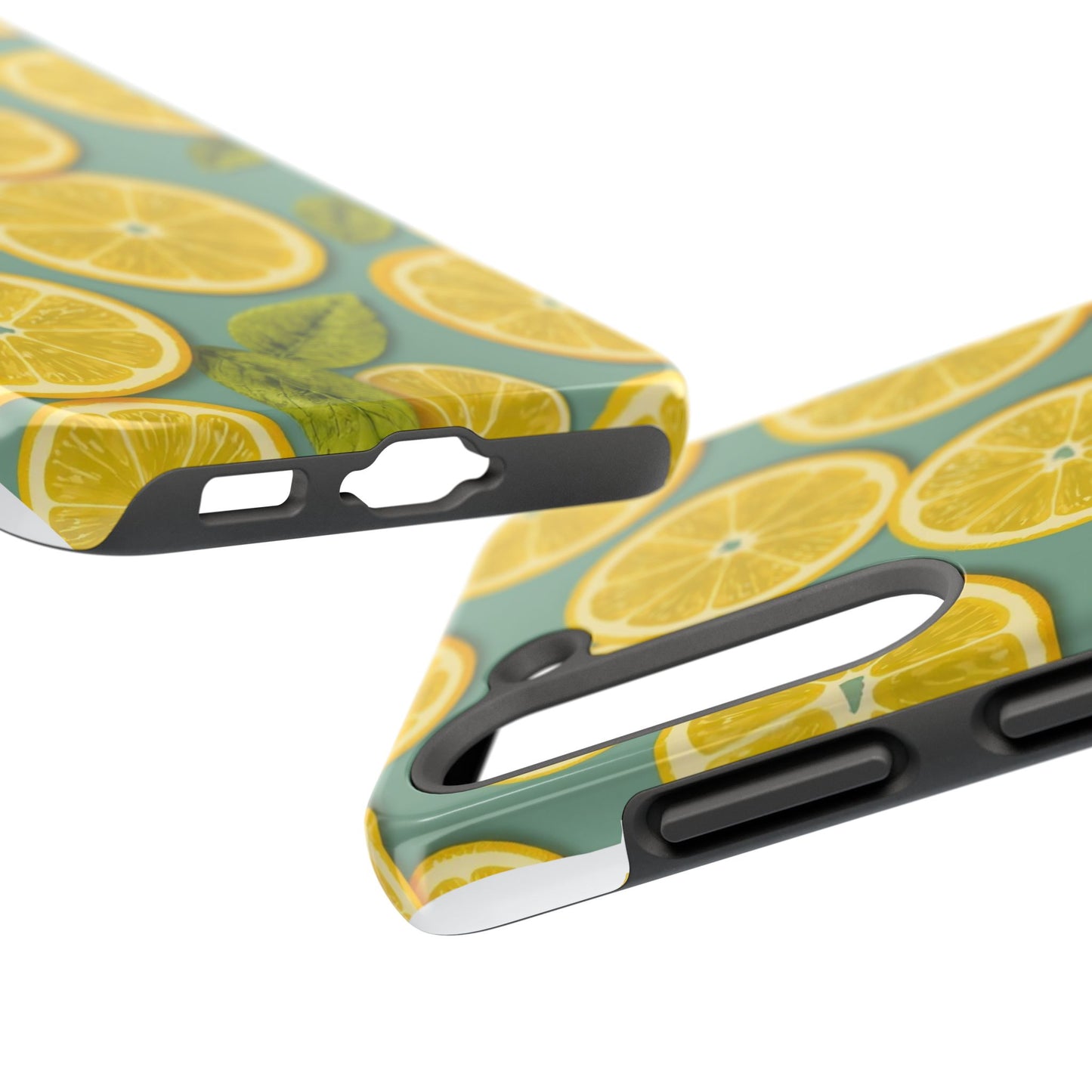 Tough Lemon Pattern Phone Case - Vibrant Citrus Design for Summer Vibes - for iPhone