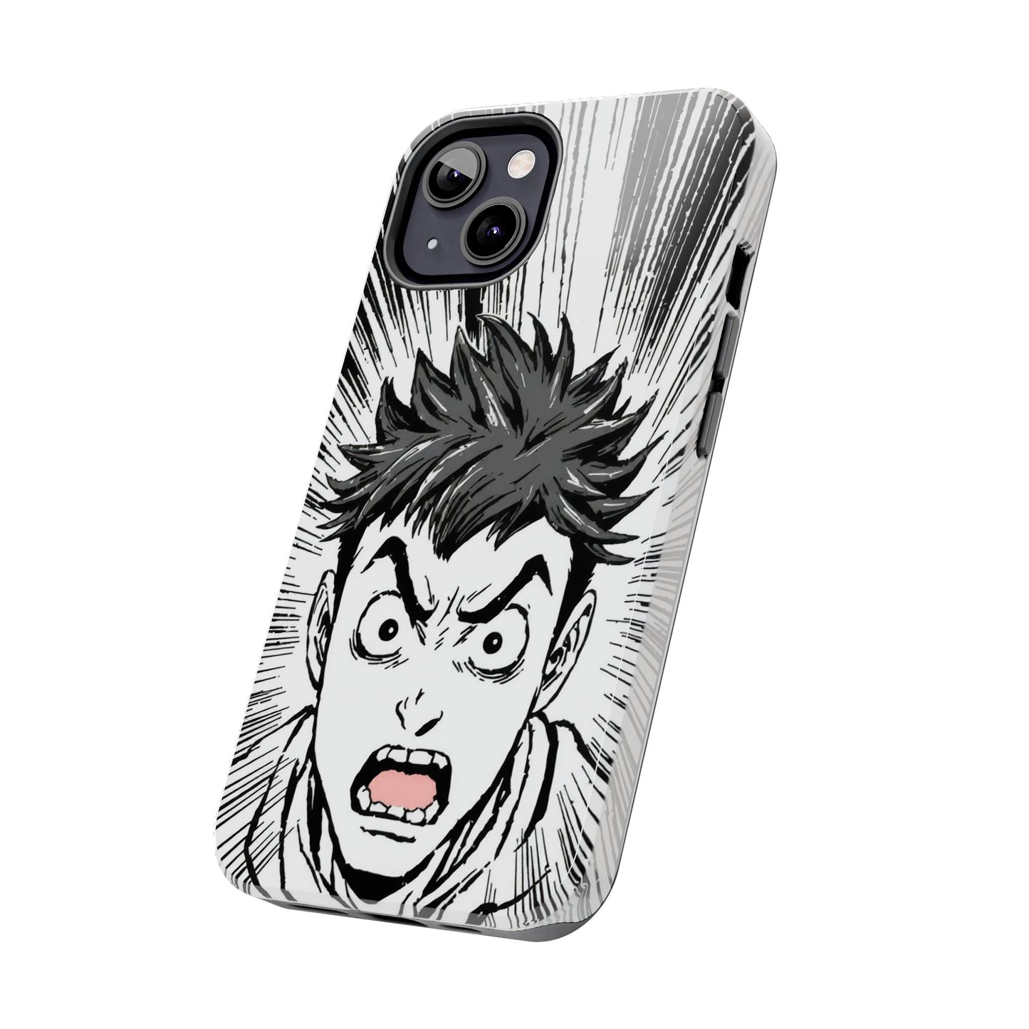 Intense Graphic Phone Case - Tough Design for Anime Fans
