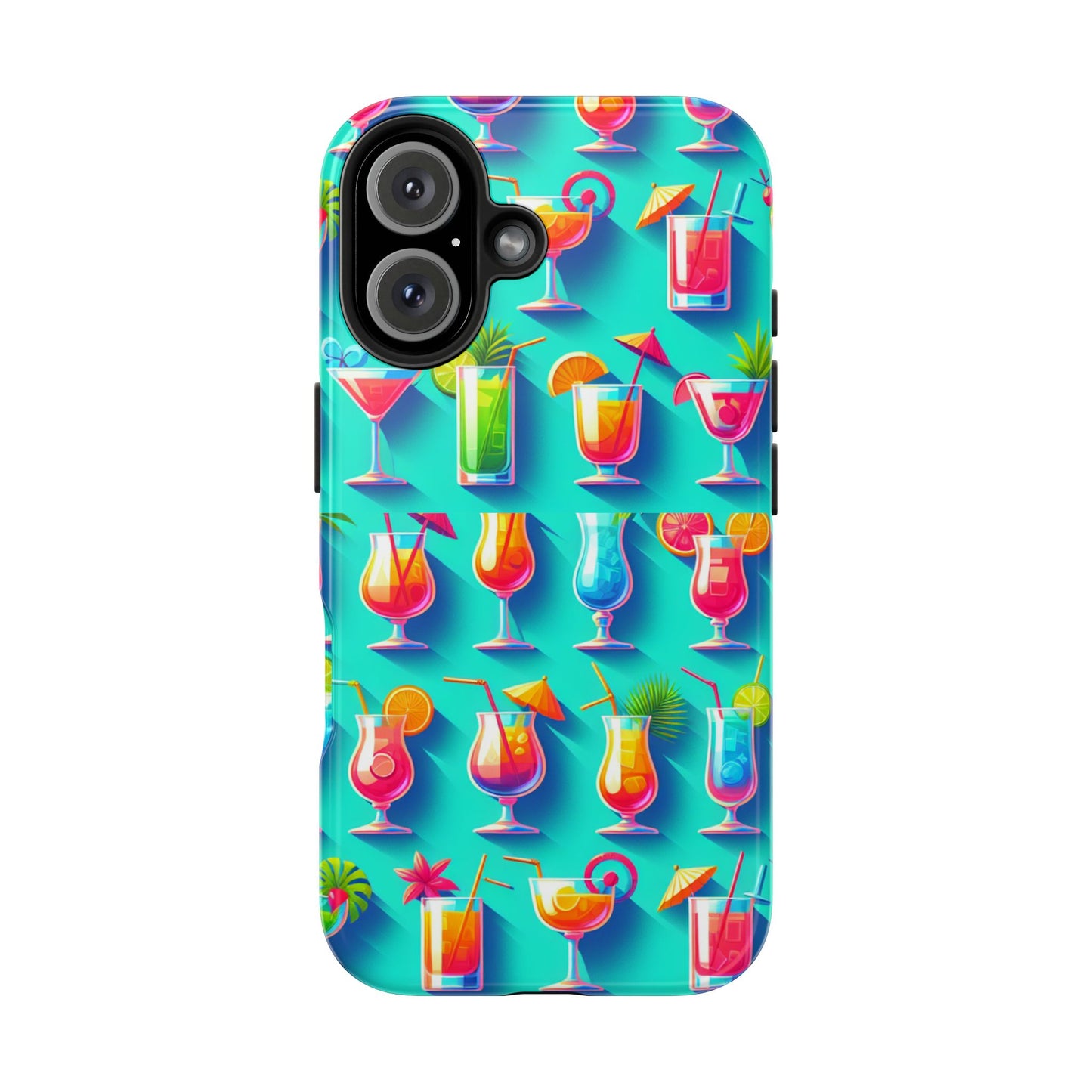 Cocktail Party Phone Case - Fun & Colorful Design for Summer Vibes - for iPhone