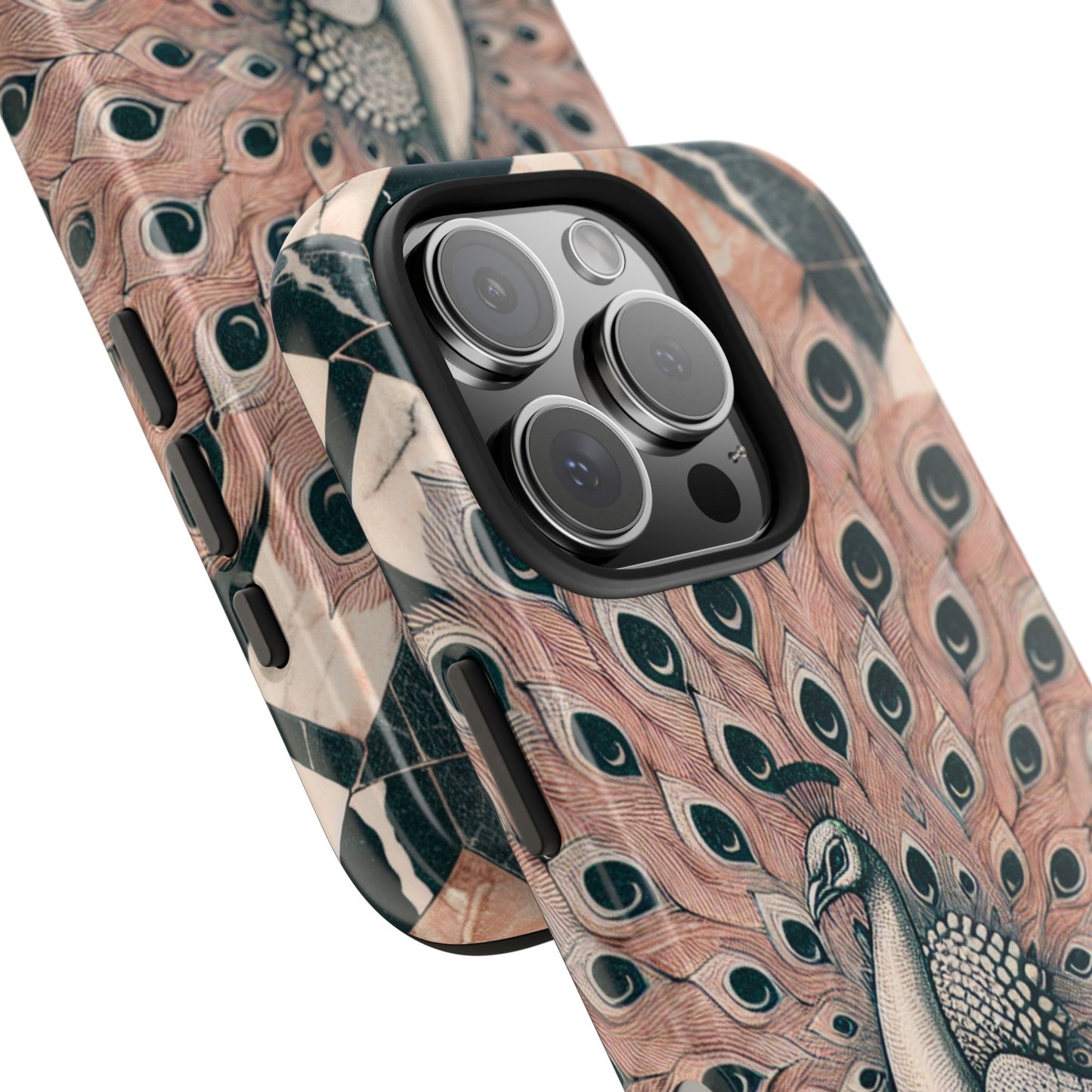 Peacock Tough Phone Case | Stylish & Durable Artwork - for iPhone