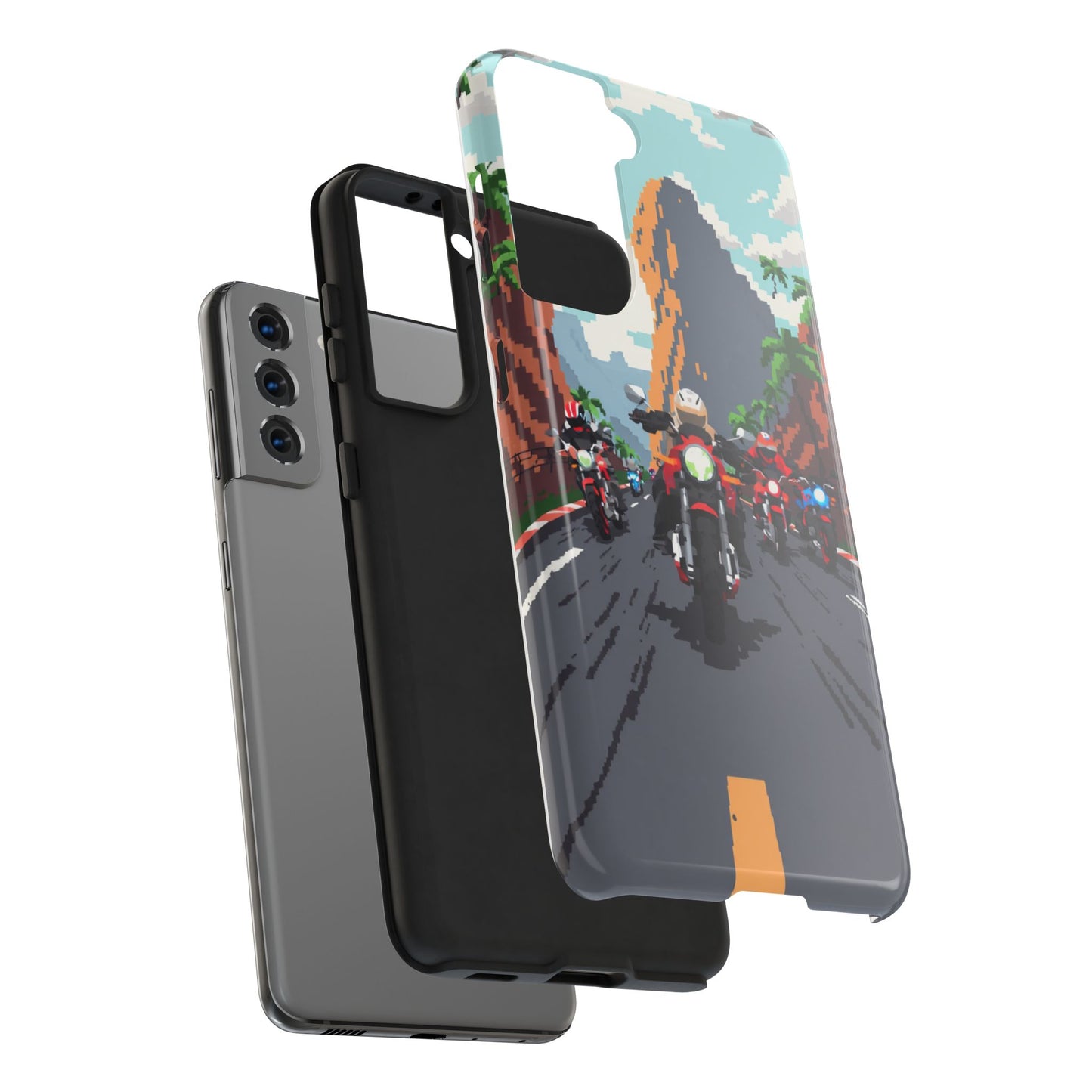 Retro Biker Tough Phone Case - Perfect for Motorcycle Lovers
