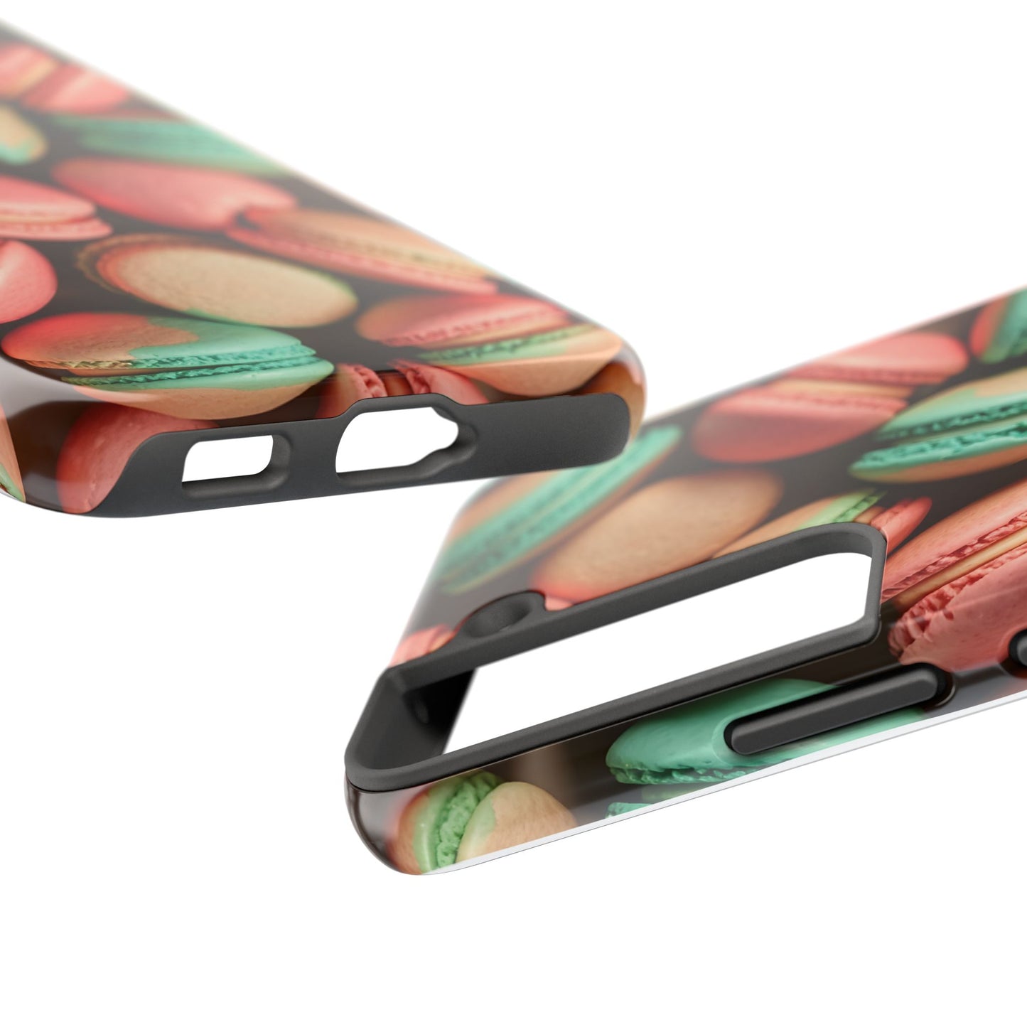 Colorful Tasty Macarons Tough Phone Case - Durable Protection with Sweet Aesthetic - for iPhone