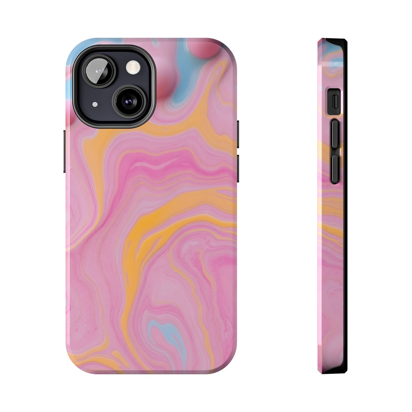 Liquid Candy Abstract Tough Phone Case - Durable Protection with Artistic Design - for iPhone