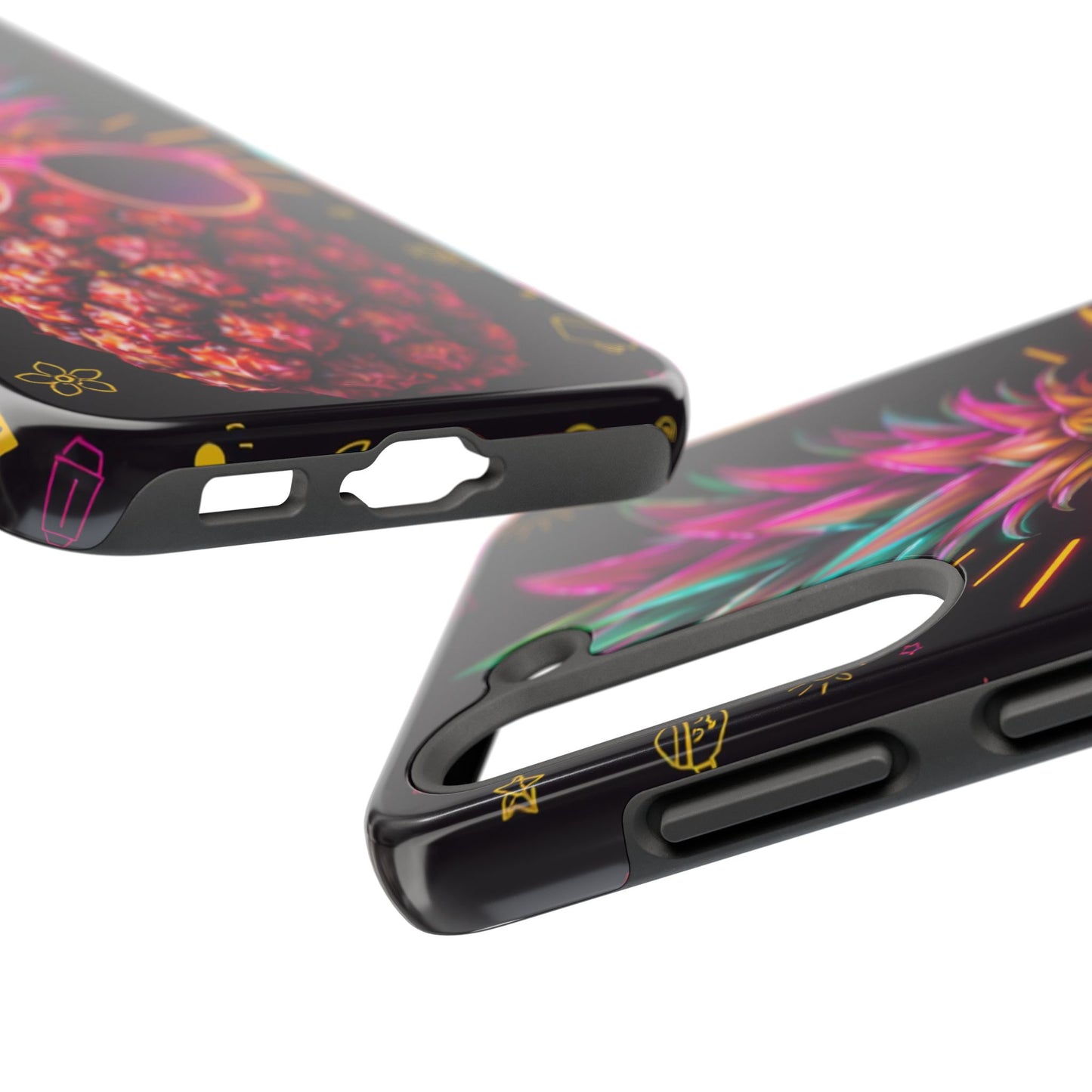 Tough Pineapple Phone Case - Cool, Vibrant Design Perfect for Summer Vibes