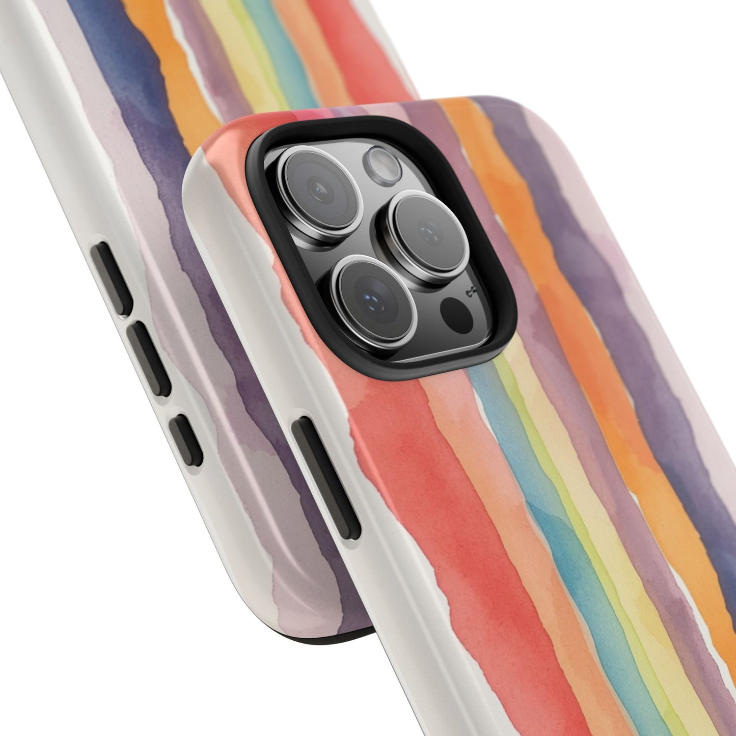 Colorful Watercolor Tough Phone Case - Stylish and Durable Cover for Creative Souls