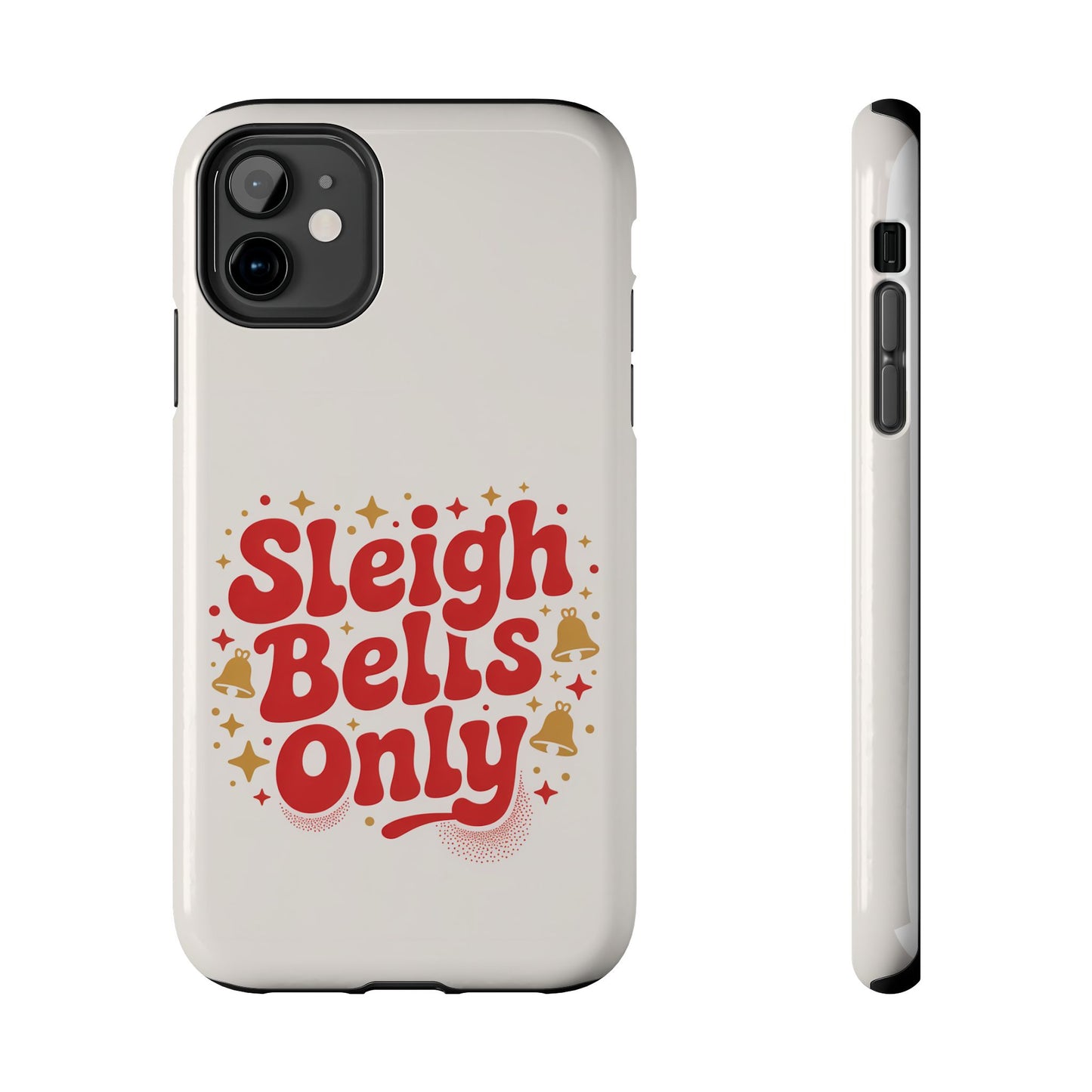 Holiday Tough Phone Case - Sleigh Bells Only Design