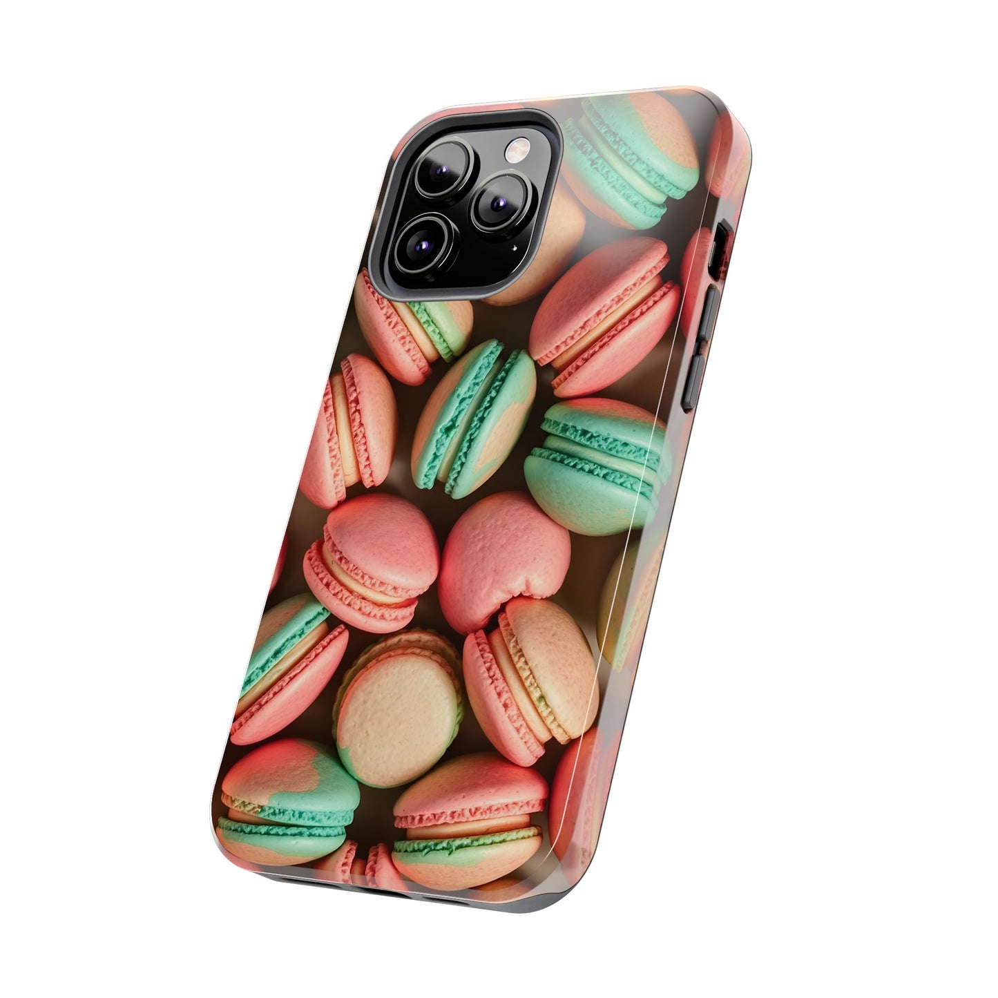 Colorful Tasty Macarons Tough Phone Case - Durable Protection with Sweet Aesthetic - for iPhone