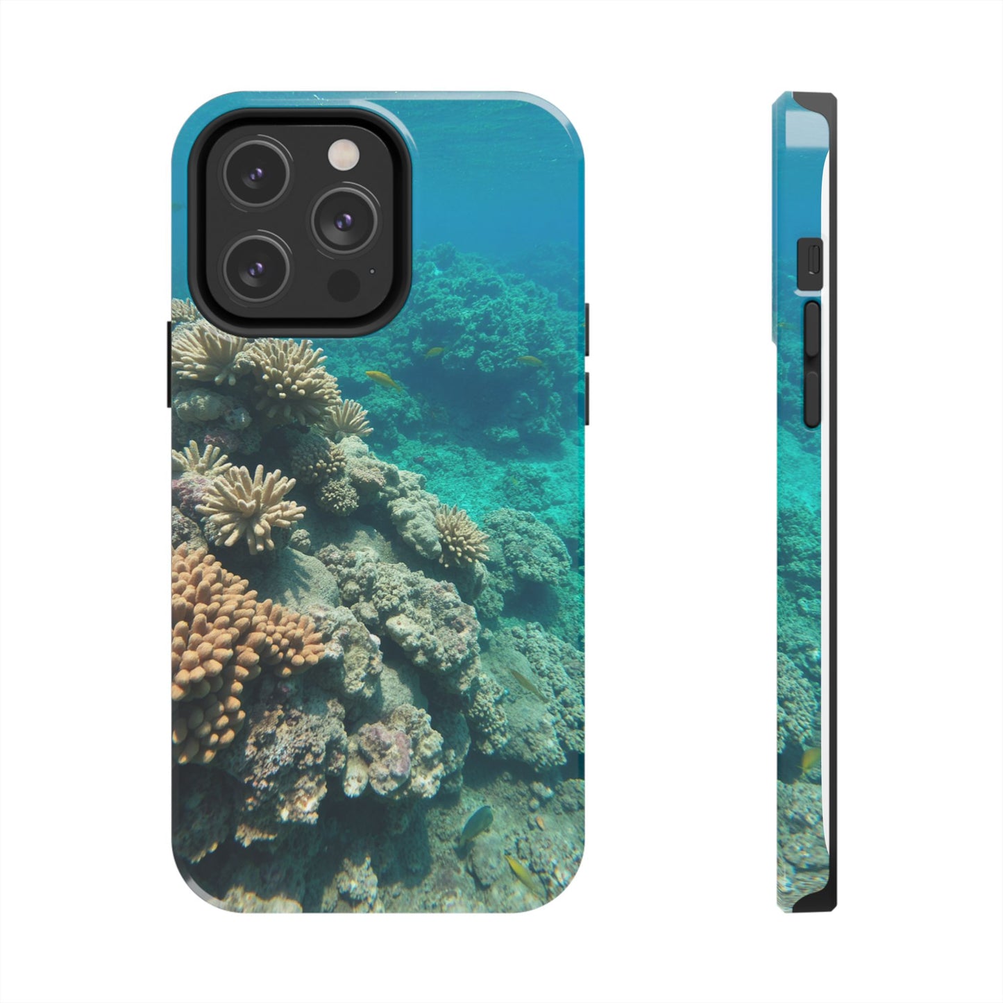 Coral Reef Tough Phone Case - Ocean Vibes Protection for Adventure Lovers