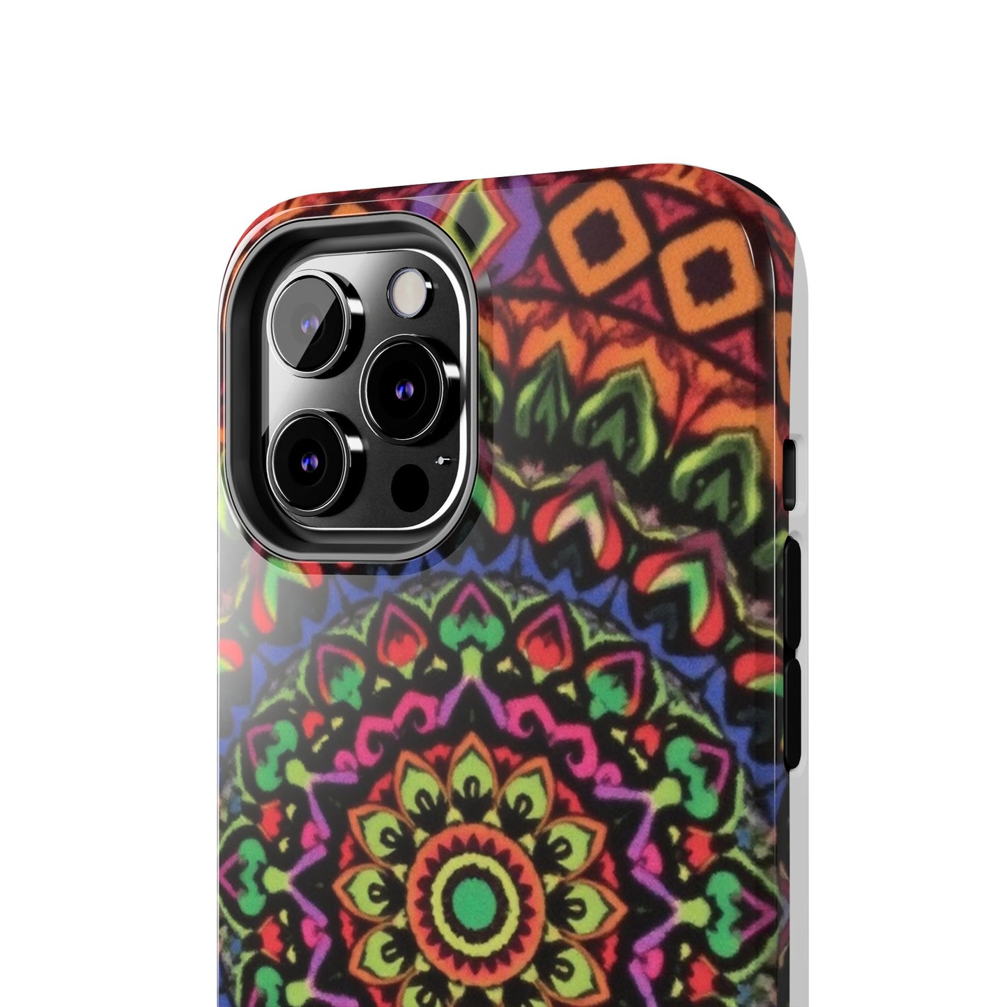 Colorful Mandala Tough Phone Case - Vibrant Designs for Trendy Protection - for iPhone
