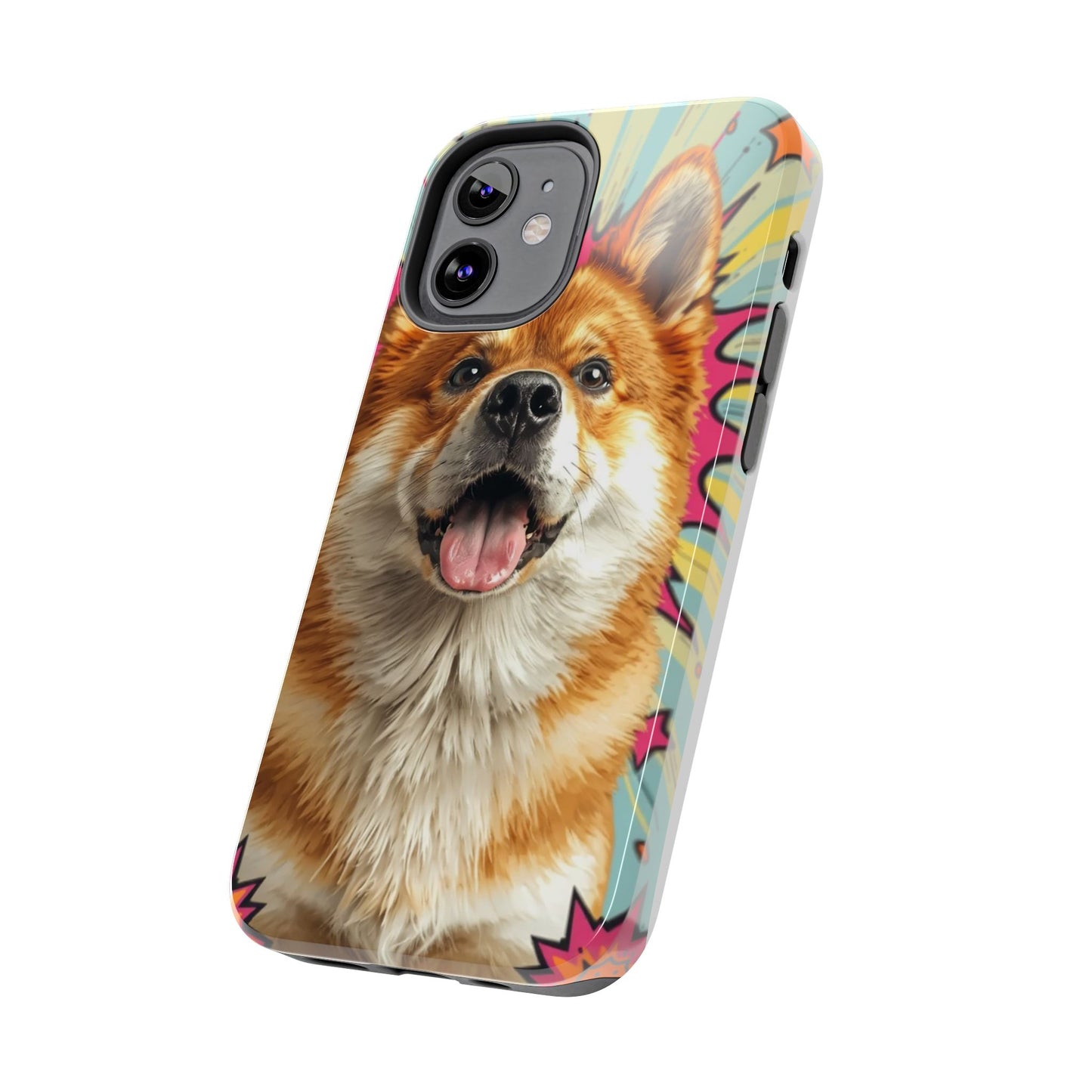 Playful Dog Tough Phone Case - Durable & Stylish Pet Lover Gift