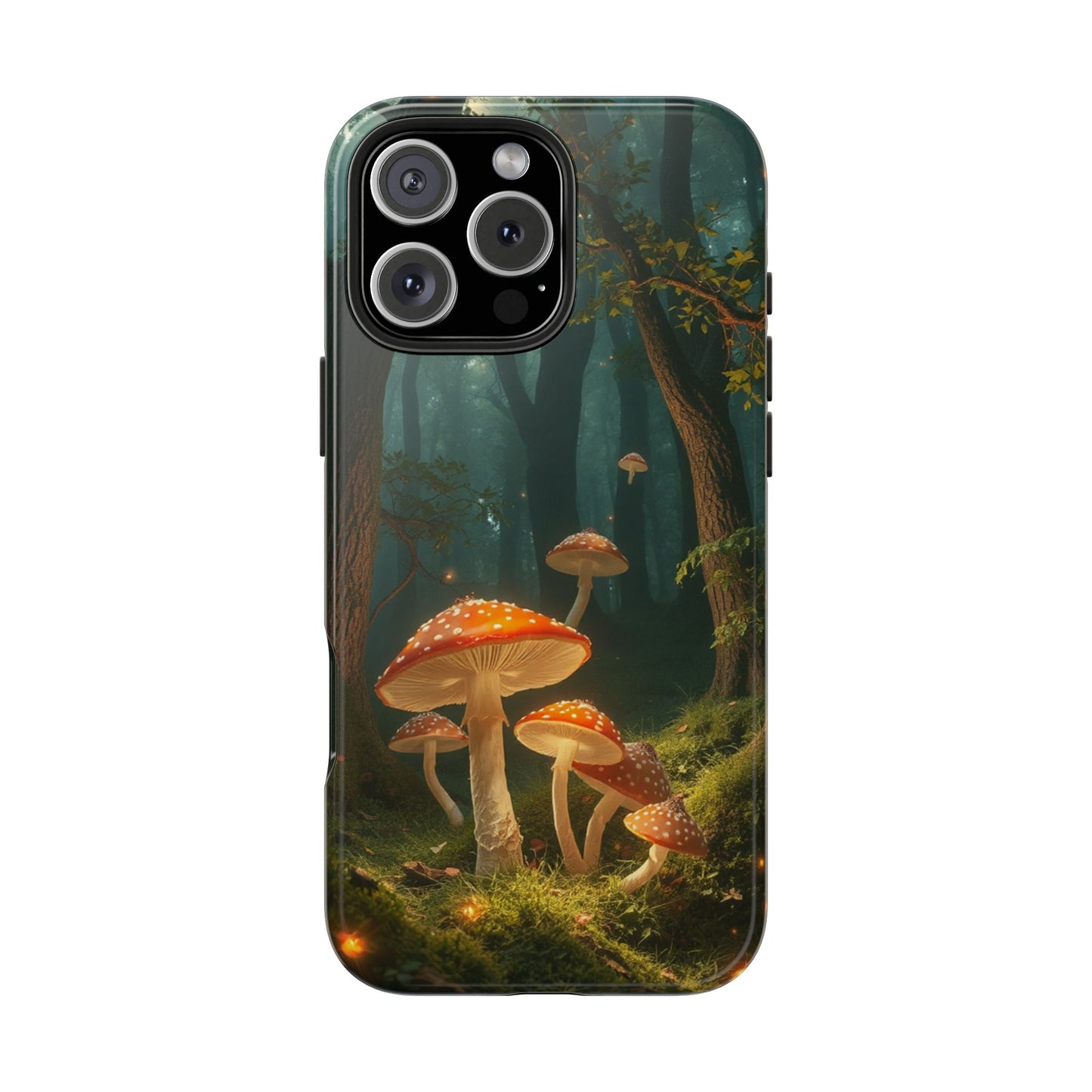 Whimsical Mushroom Tough Phone Case - Forest Fantasy Design