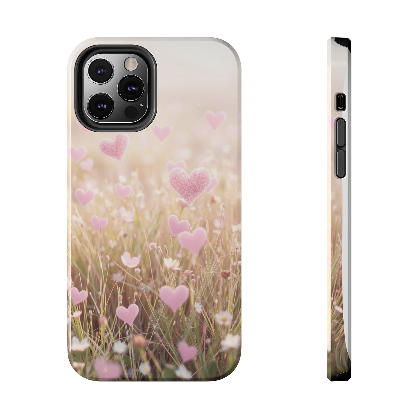 Romantic Hearts Tough Phone Case - Perfect for Lovers and Celebrations