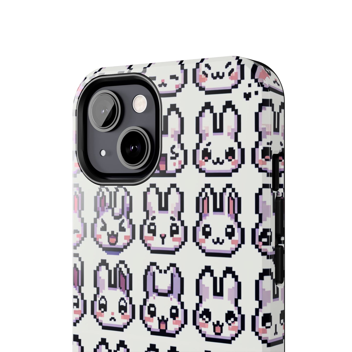 Cute Pixel Bunny Tough Phone Case - Stylish & Protective Cover for iPhone