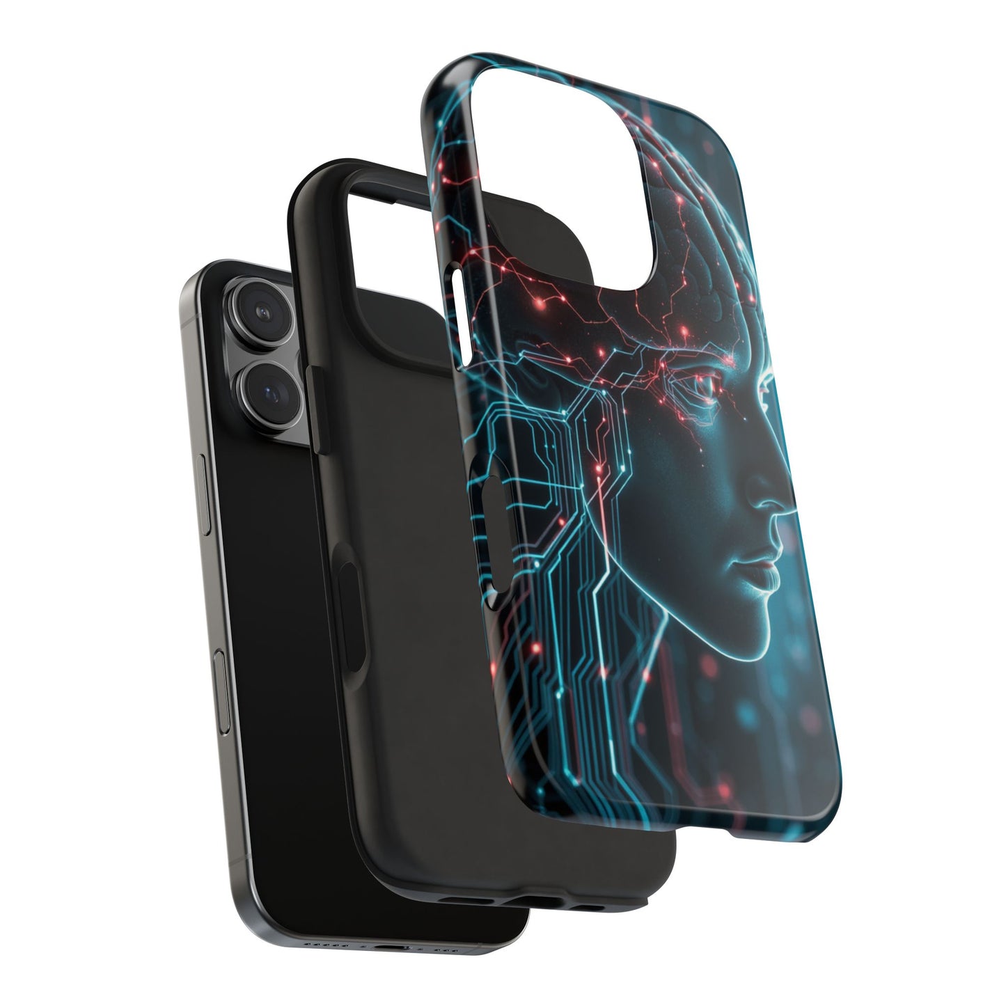 Futuristic Brain Design Tough Phone Case