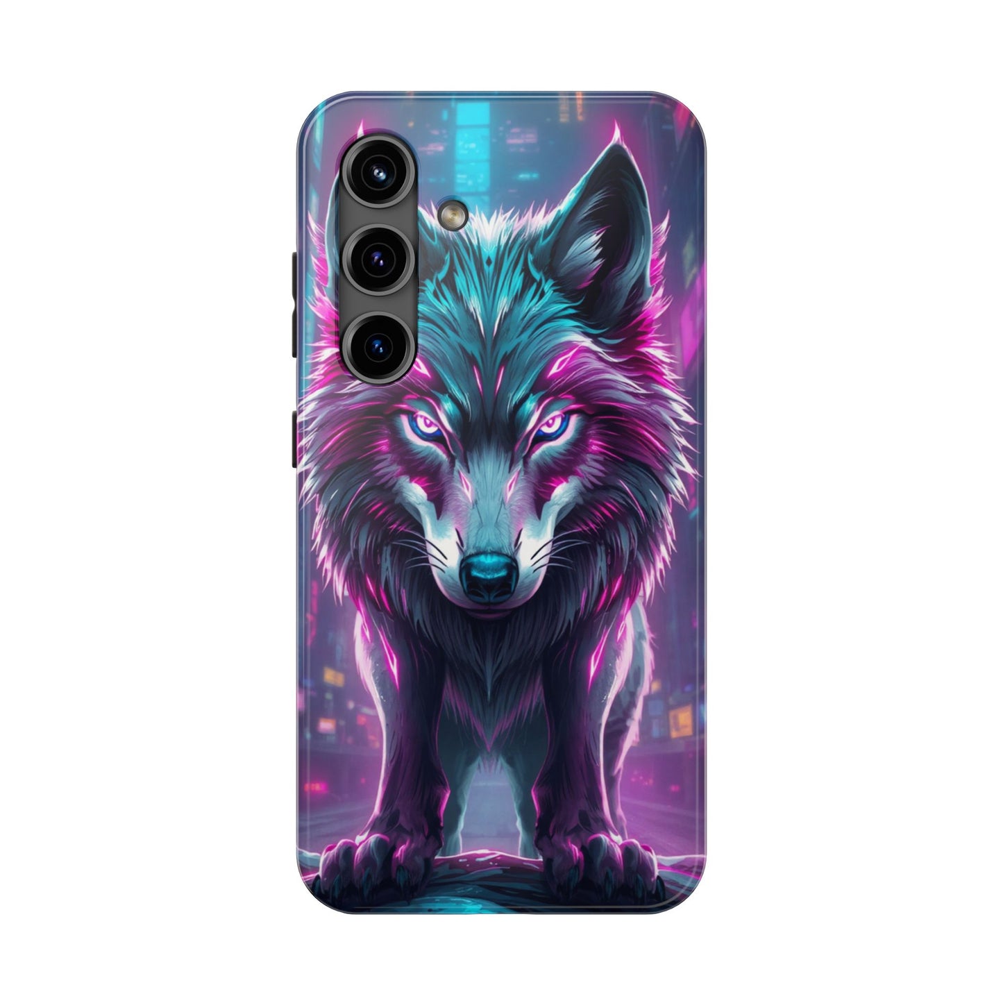 Fierce Wolf Phone Case - Tough & Vibrant Design for Animal Lovers