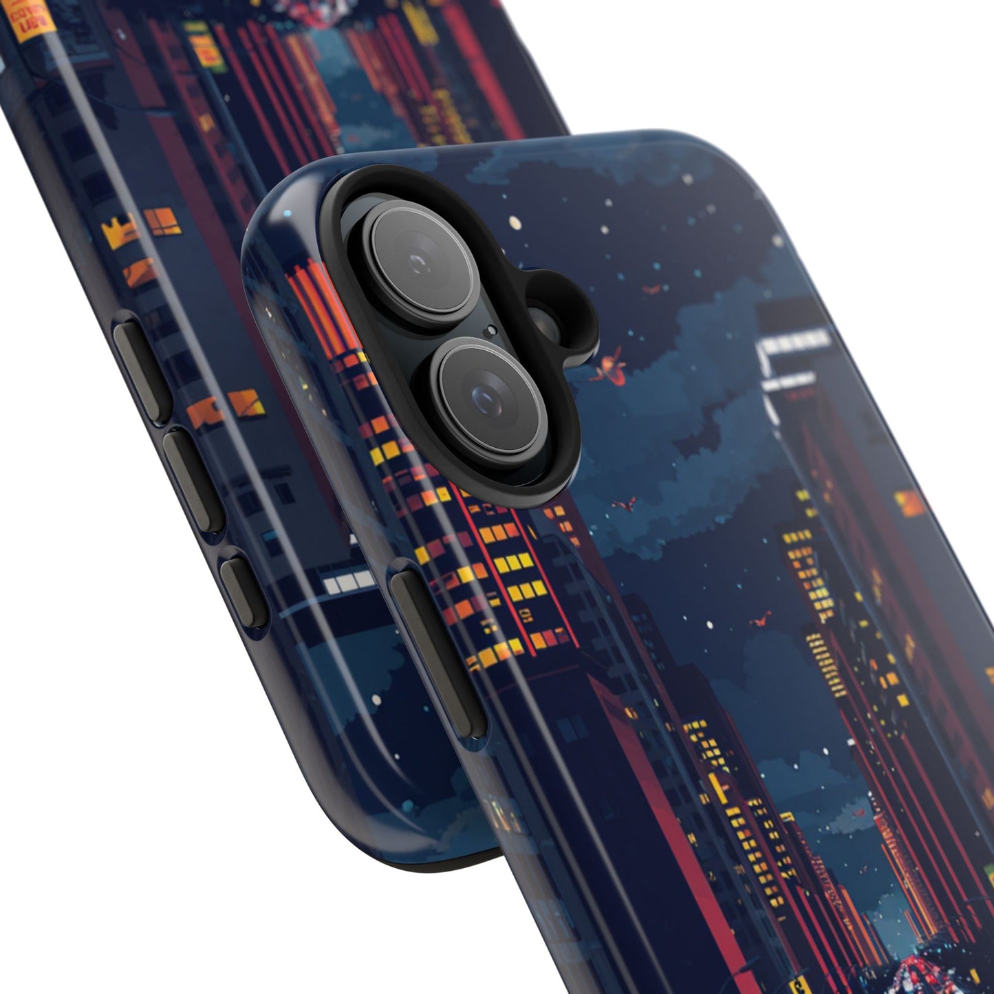 Urban Nightlife Tough Phone Case - Durable & Stylish Protection