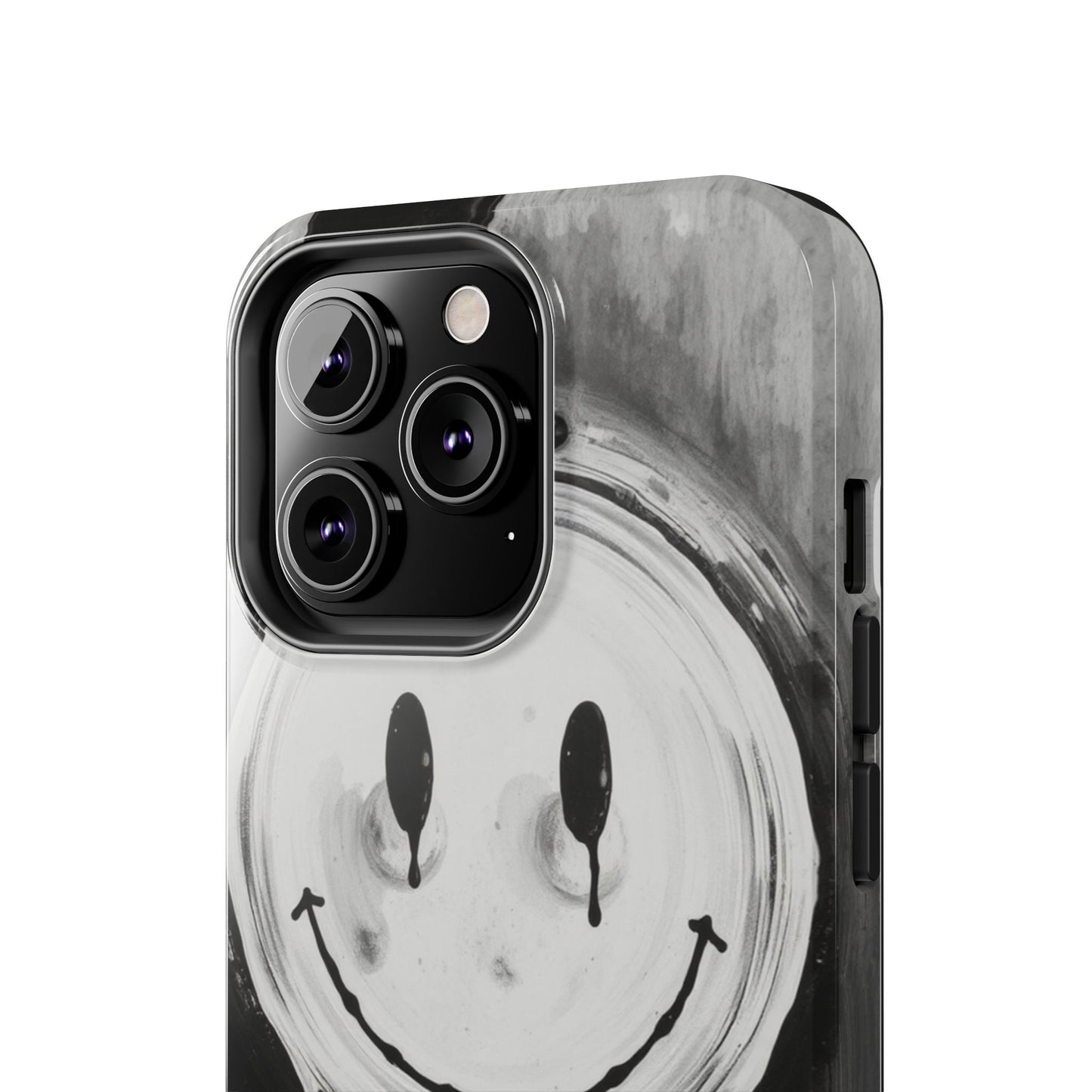 Dripping Smiley Tough Phone Case - Stylish & Durable Protection