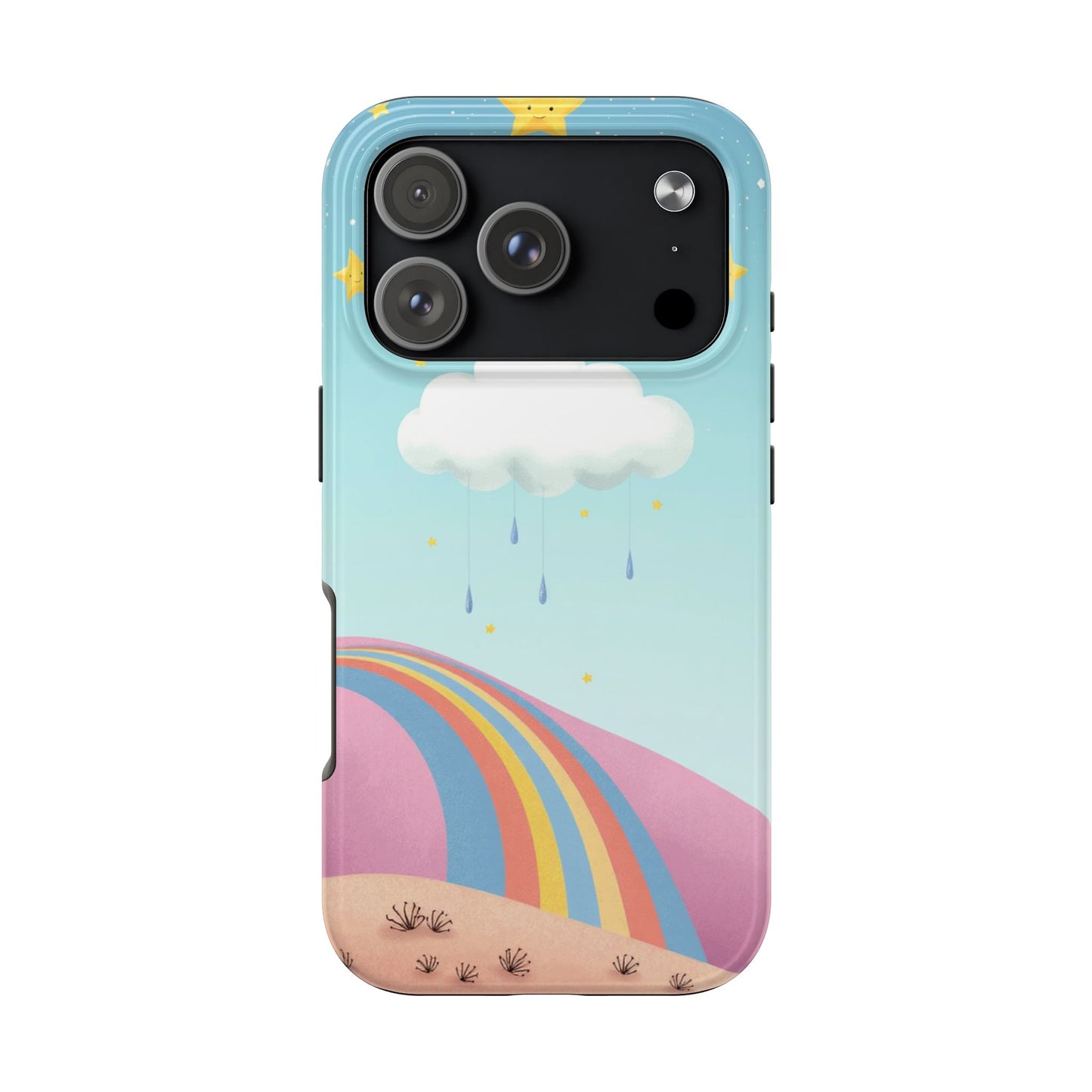 Colorful Rainbow Phone Case - Durable Tough Design for Adventurers