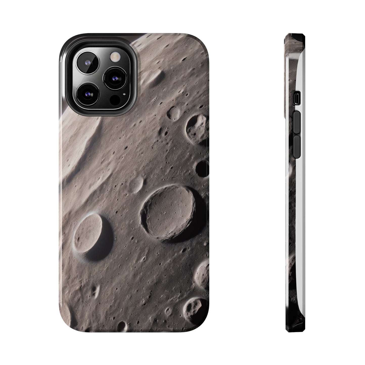 Celestial Moon Surface Tough Phone Case | Durable Space-Themed Design - for iPhone