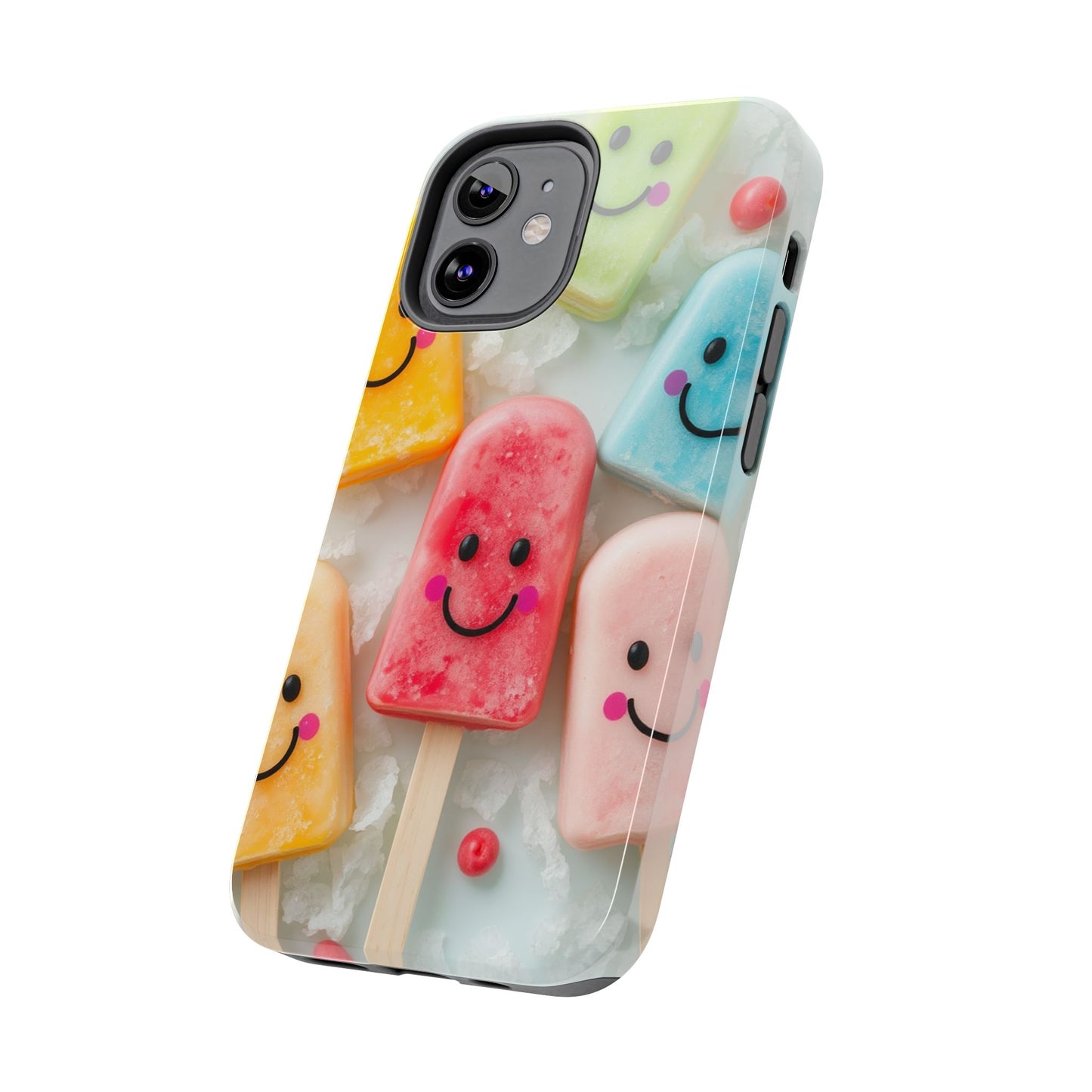 Cute Smile Popsicle Tough Phone Case - Fun Protection for Your Device