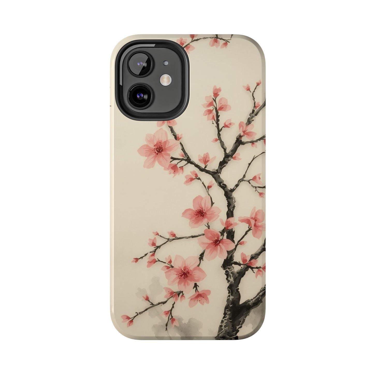 Cherry Blossom Tough Phone Case - Stylish Protection for Nature Lovers