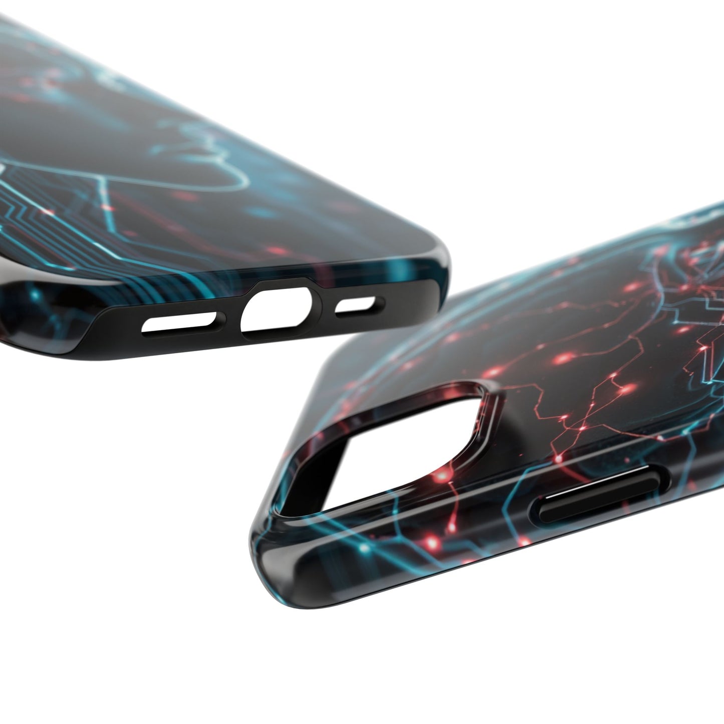 Futuristic Brain Design Tough Phone Case