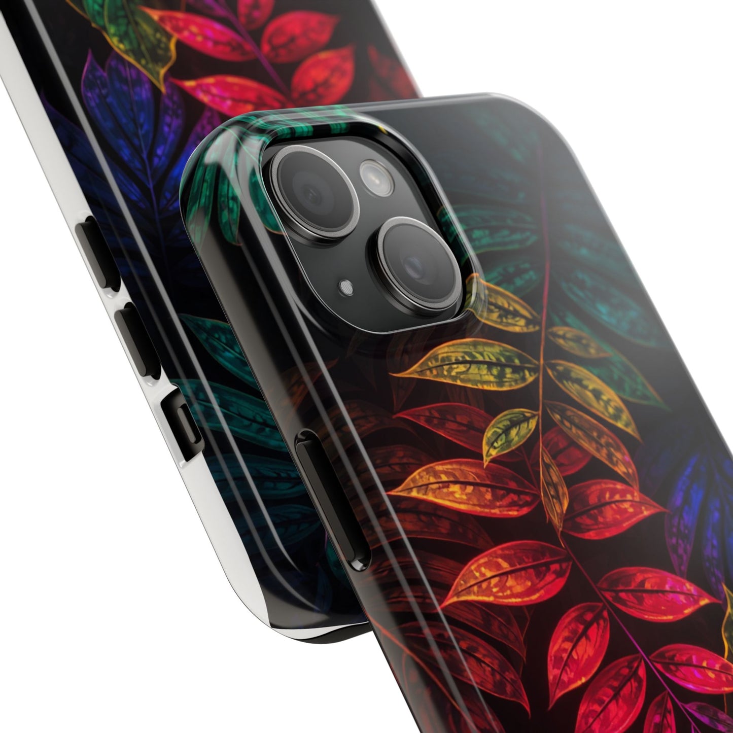 Vibrant Tropical Leaf Tough Phone Case