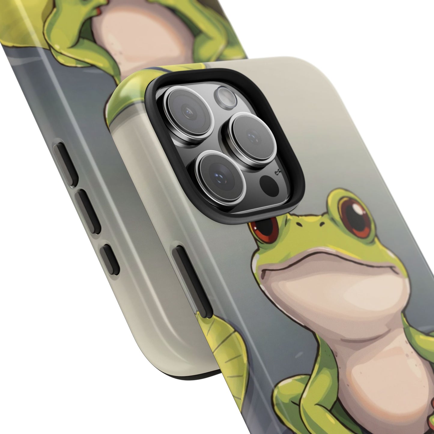 Cute Frog Tough Phone Case - Durable Protection with Nature Vibe