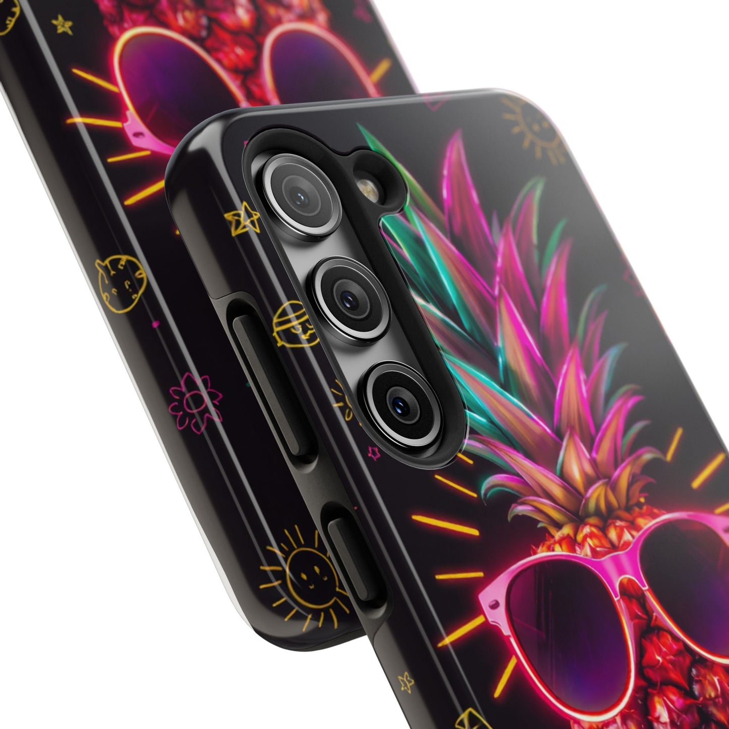 Tough Pineapple Phone Case - Cool, Vibrant Design Perfect for Summer Vibes