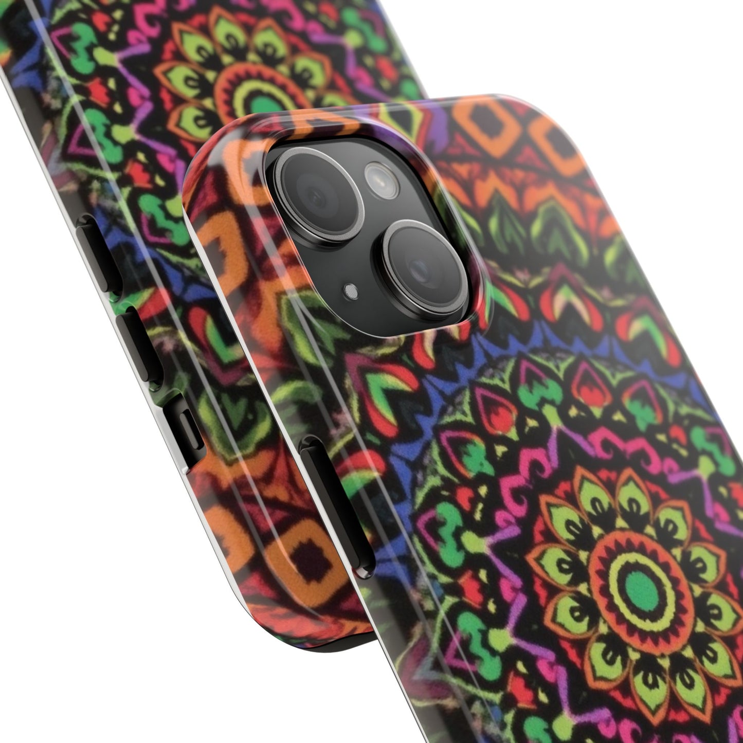 Colorful Mandala Tough Phone Case - Vibrant Designs for Trendy Protection - for iPhone