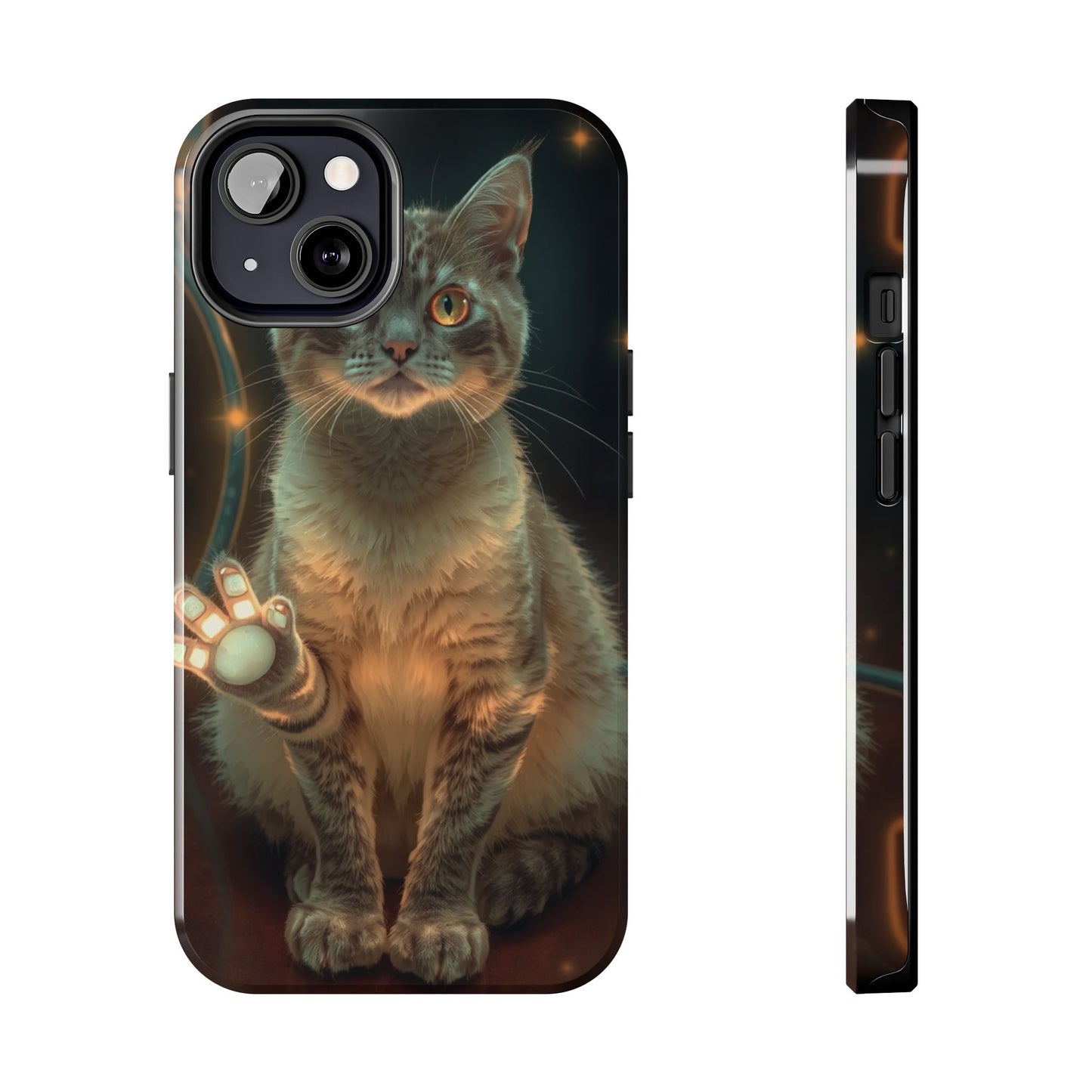 Whimsical Cat Phone Case | Tough Phone Cases for Cat Lovers, Pet Accessories, Gift for Cat Owners, Cute Phone Cover, Personalized Tech