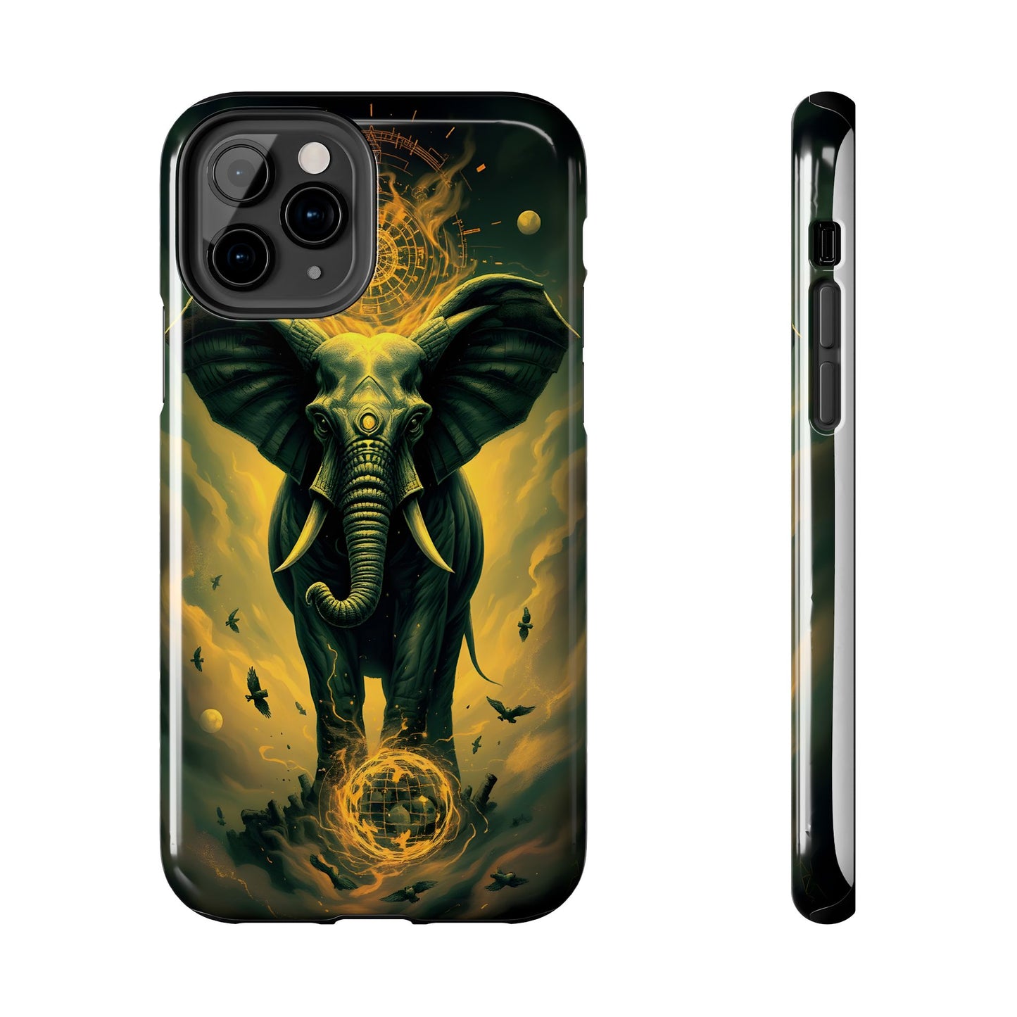 Majestic Elephant Clouds Tough Phone Case - Durable Protection with Bold Design - for iPhone