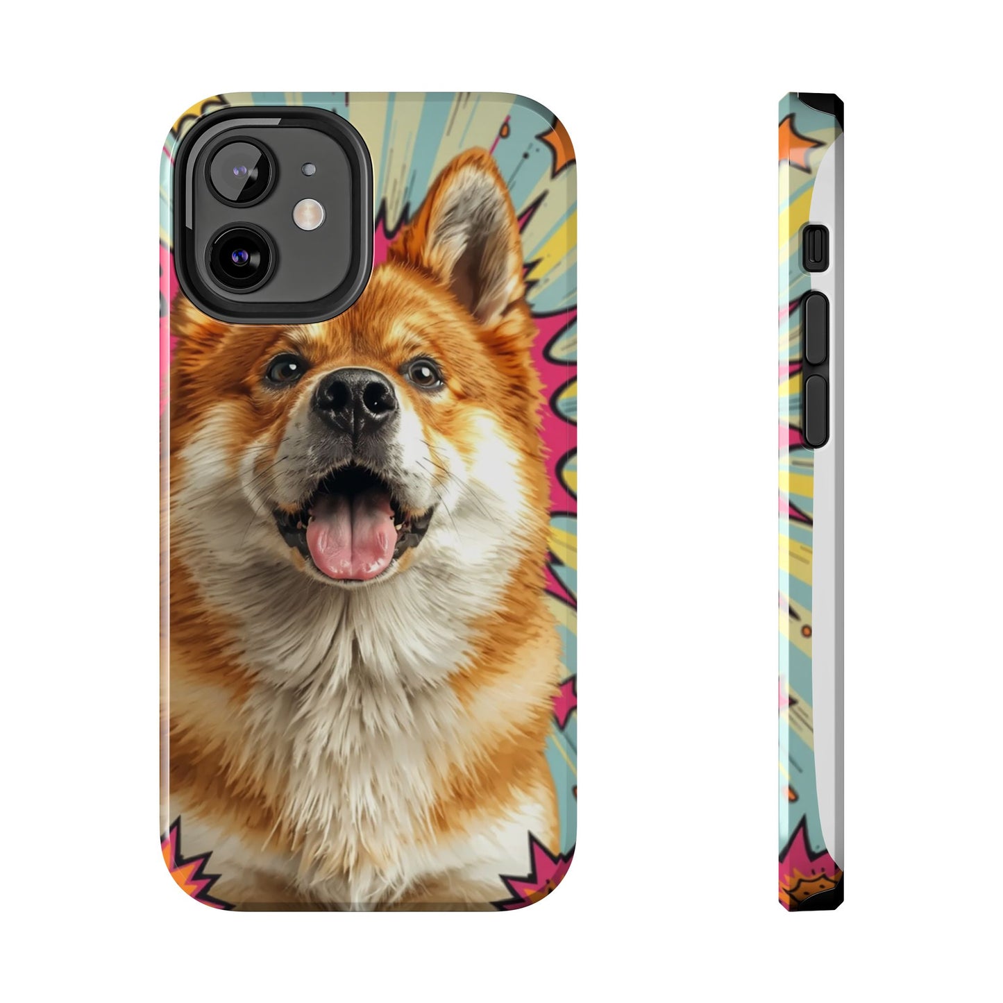 Playful Dog Tough Phone Case - Durable & Stylish Pet Lover Gift