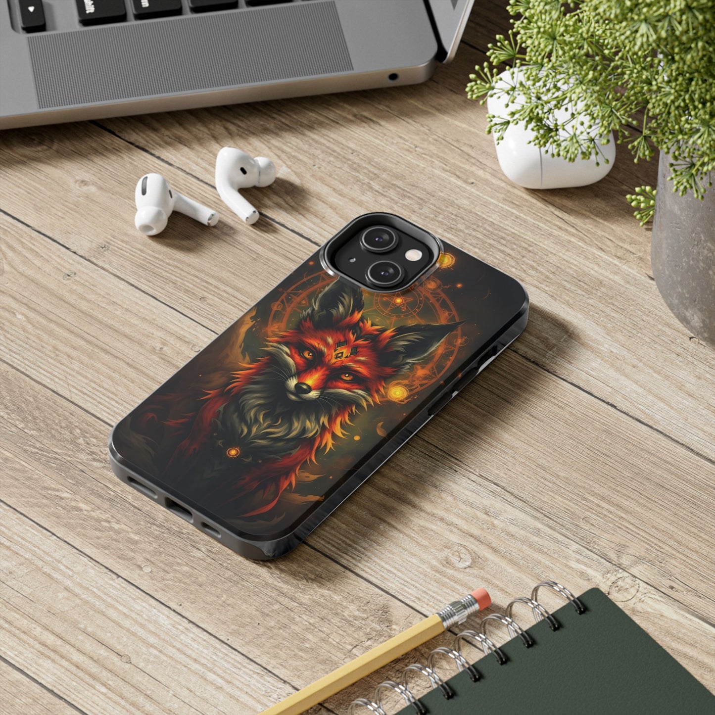 Mystical Fox Tough Phone Case - Durable Protection with Enchanting Design - for iPhone