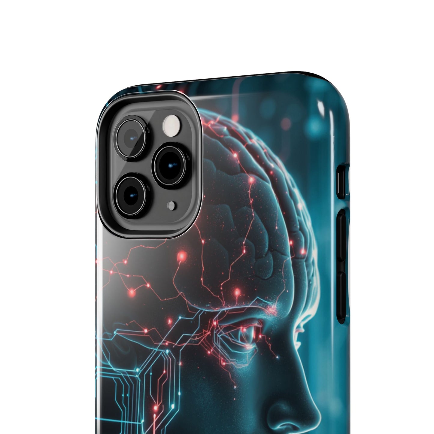 Futuristic Brain Design Tough Phone Case