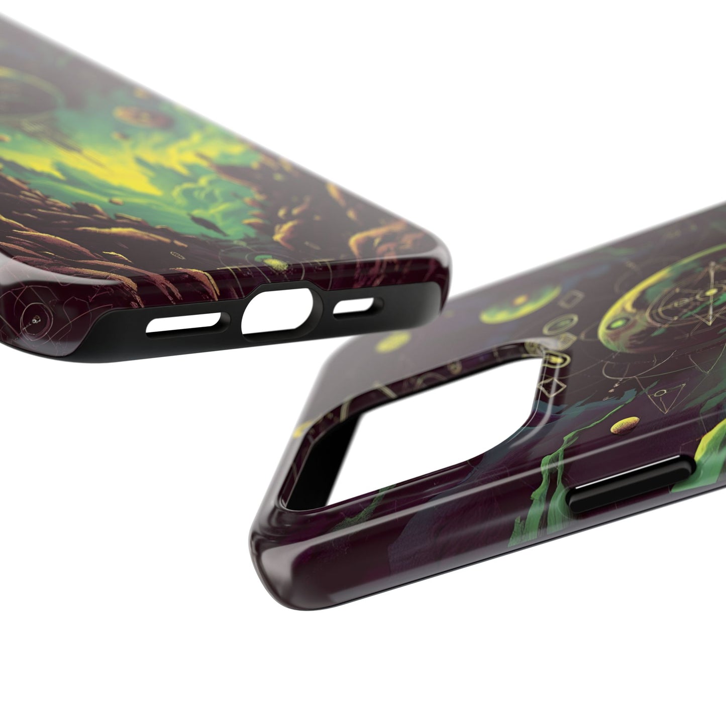 Cosmic Adventure Tough Phone Case - Galaxy Design for Space Enthusiasts - for iPhone