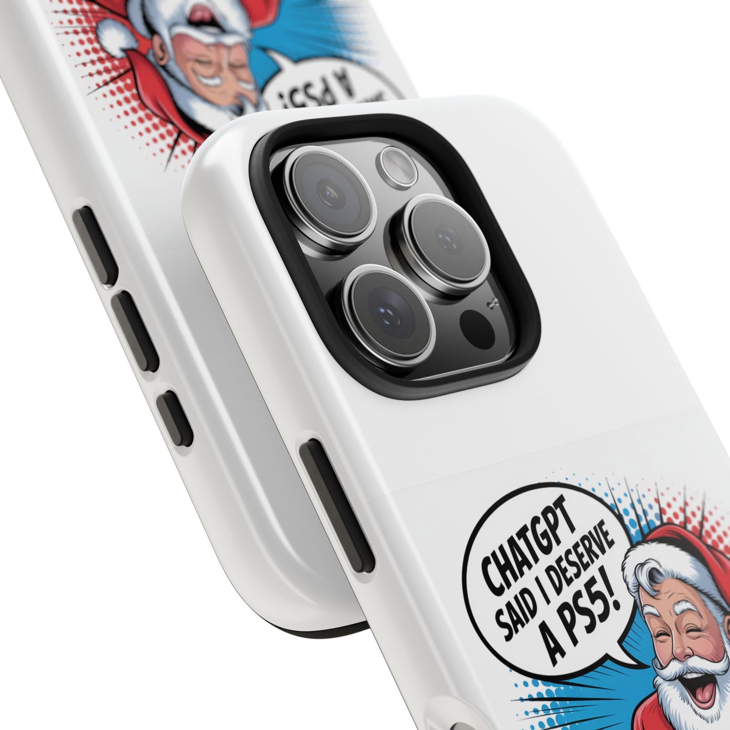 Santa Laughing  Phone Case - "CHATGPT Said I Deserve A PS5!"
