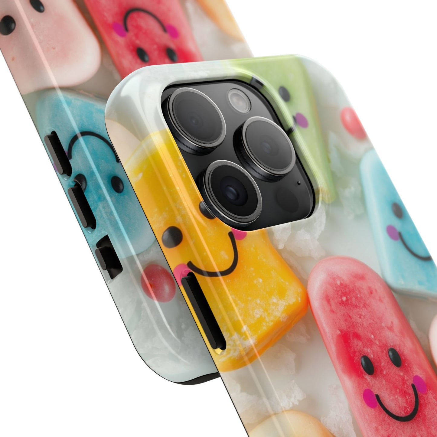 Cute Smile Popsicle Tough Phone Case - Fun Protection for Your Device