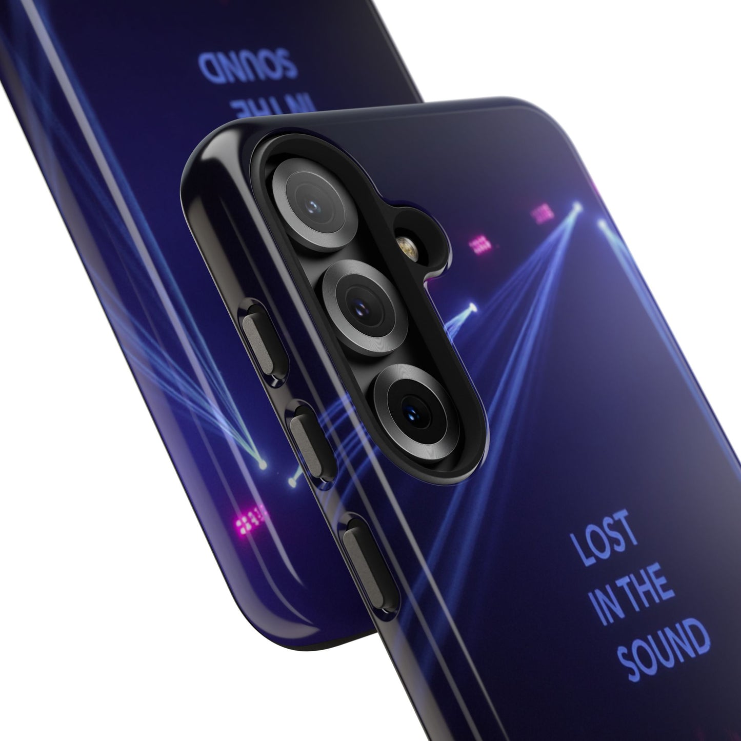 Vibrant Tough Phone Case - 'Lost in the Sound' Design for Music Lovers