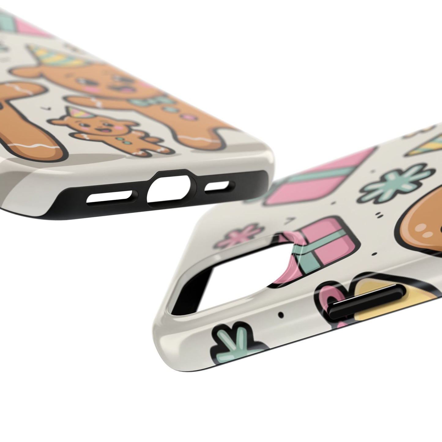 Gingerbread Family Dancing Holiday Phone Case