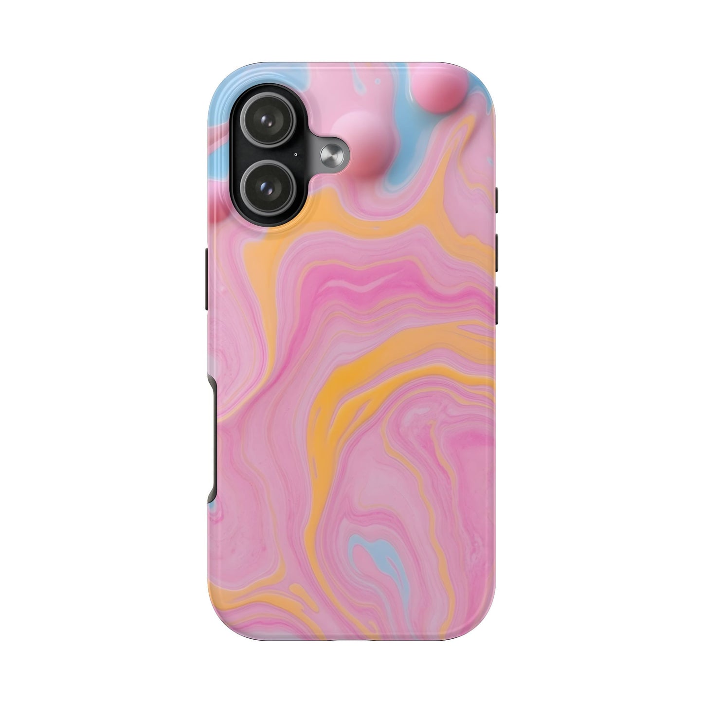 Liquid Candy Abstract Tough Phone Case - Durable Protection with Artistic Design - for iPhone