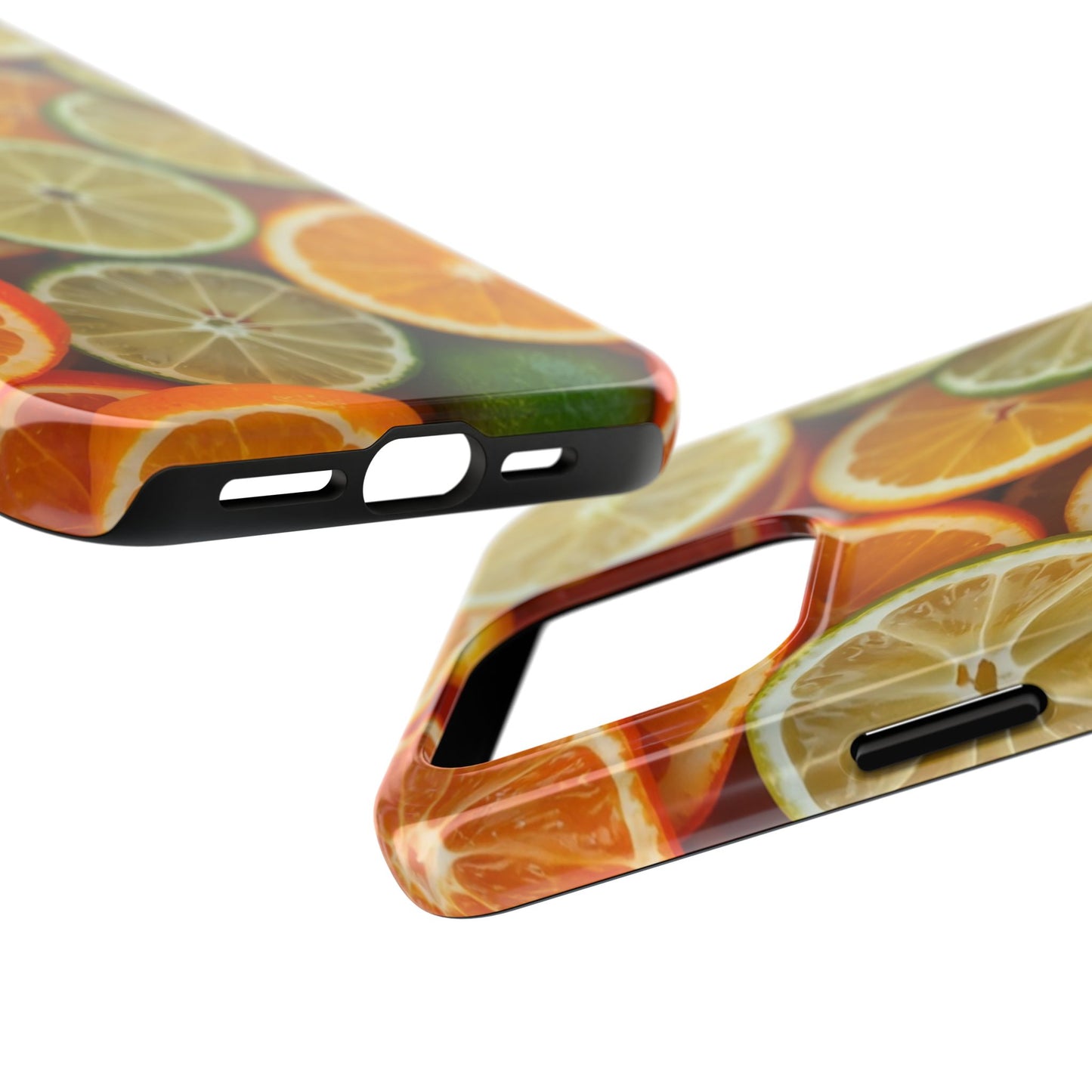 Citrus Slice Tough Phone Case – Vibrant Fruit Design for Summer Fun