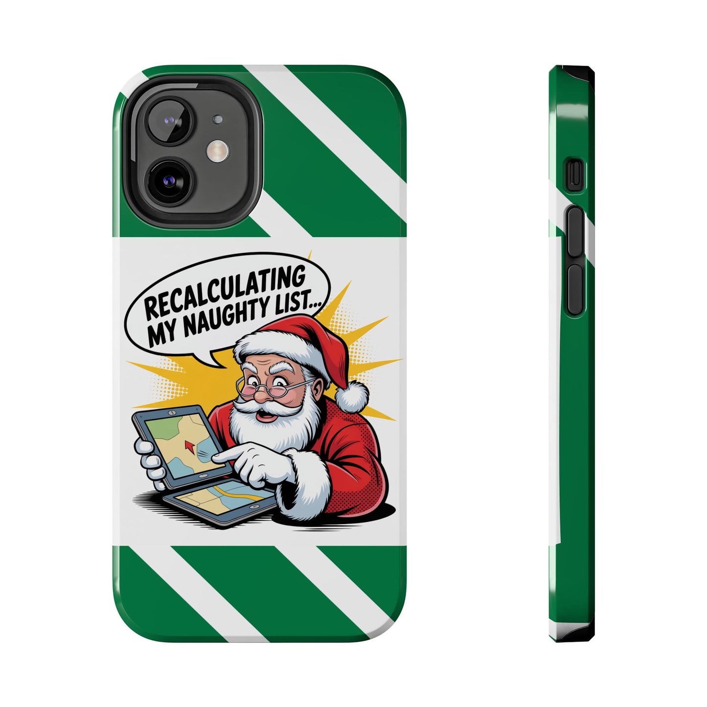 Santa Naughty List Phone Case - Tough & Fun Holiday Protection