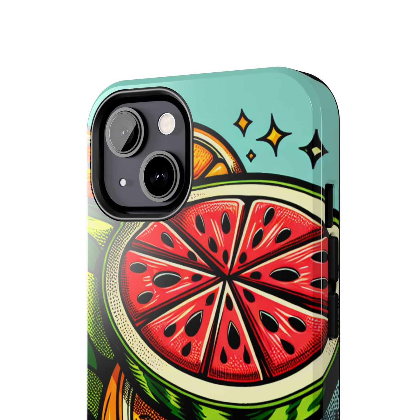 Vibrant Citrus Tough Phone Case - Fruit Slice Design - for iPhone