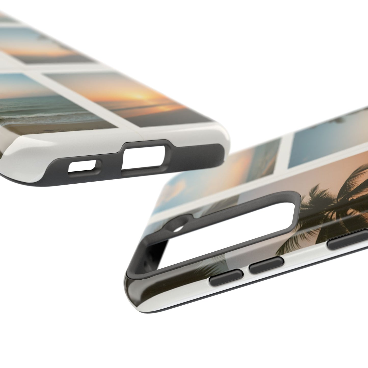 Tropical Sunset Tough Phone Case - Beach Vibes for Summer Adventures