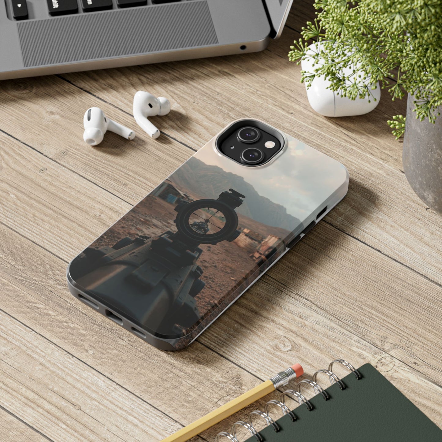 Tough Phone Case - Military Inspired Design with Sniper Scope